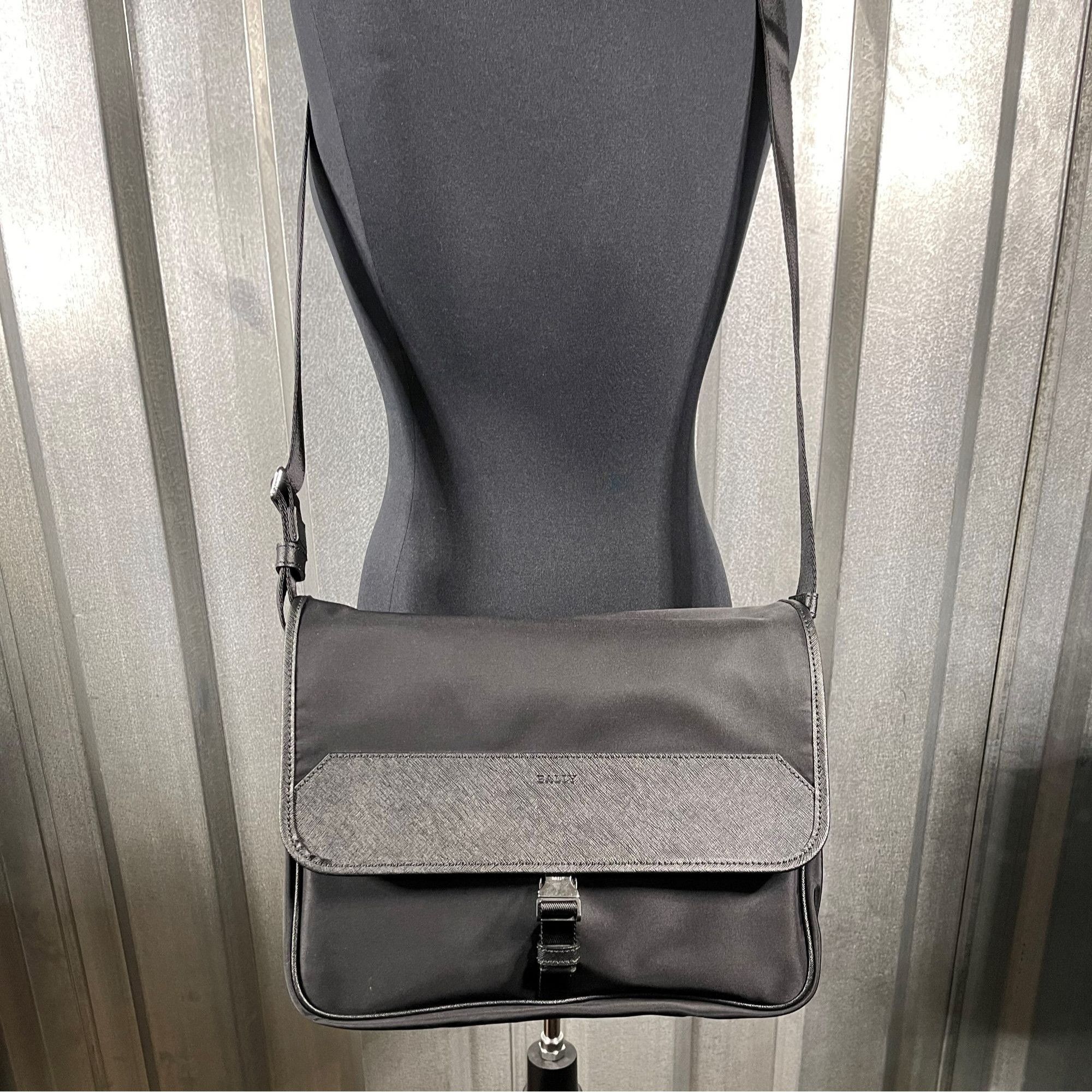 Bally Bally Terkos Black Fabric Messenger Bag Size ONE SIZE - 1 Thumbnail