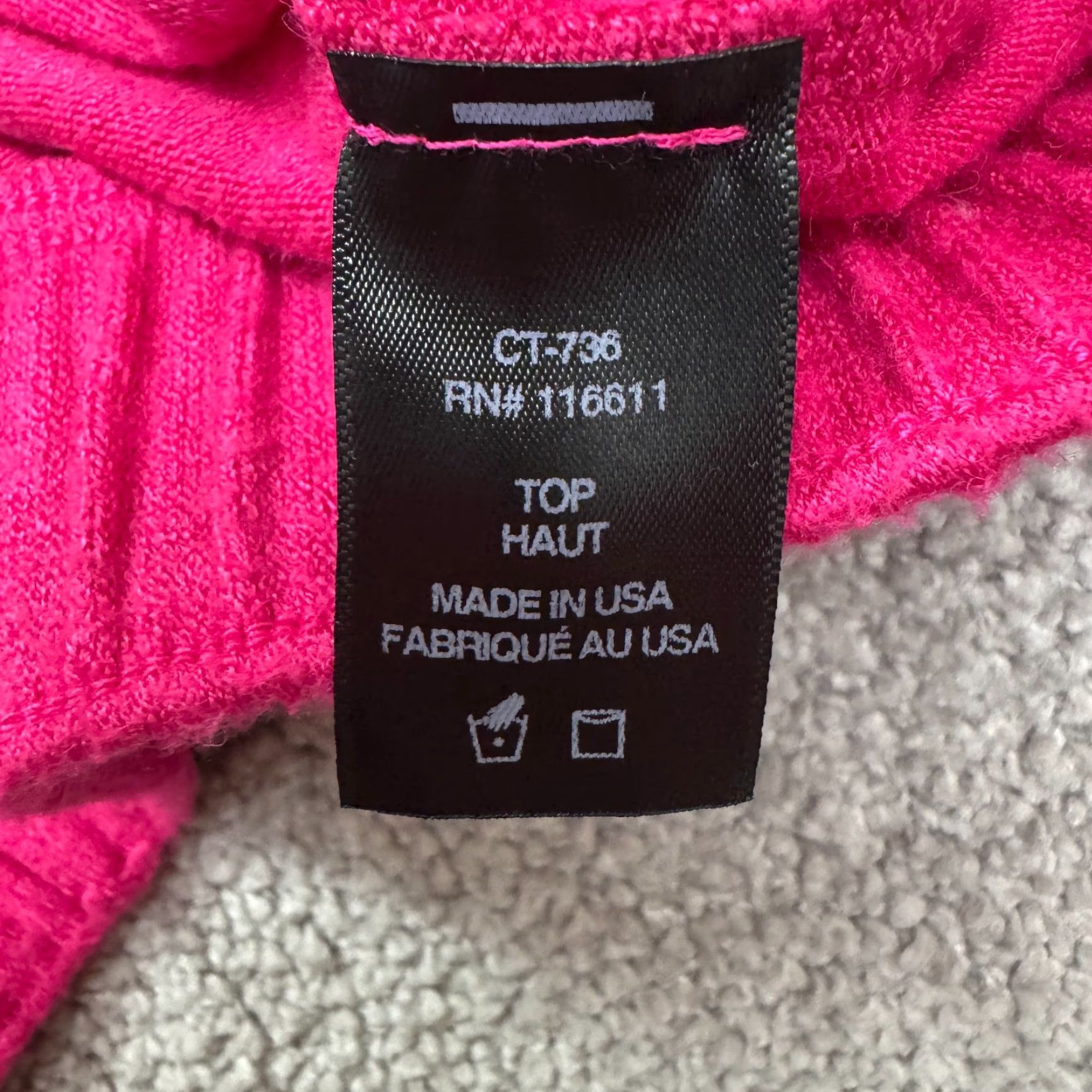 Anthropologie Anthropologie Sweater Womens Medium Pink Elastic Waist Self Contrast Lounge Top Size M / US 6-8 / IT 42-44 - 7 Thumbnail