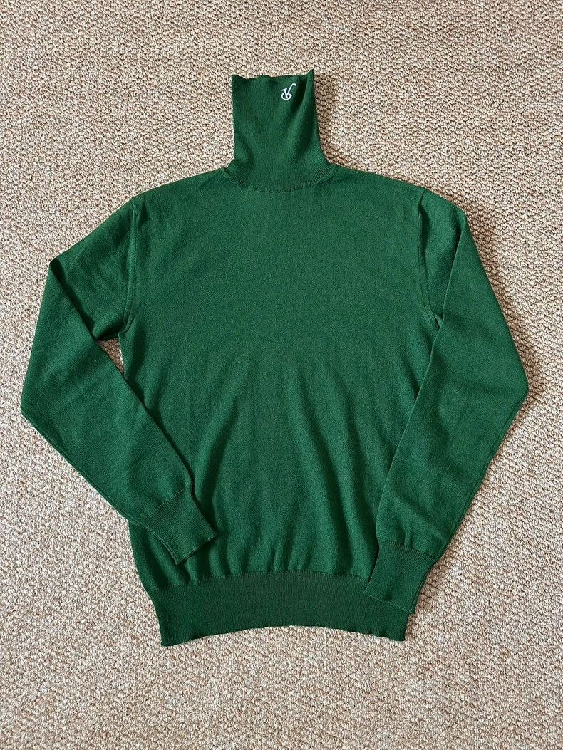 Other Raf Simons Medium green high-necked wool bottom long sleev Size US M / EU 48-50 / 2 - 1 Thumbnail