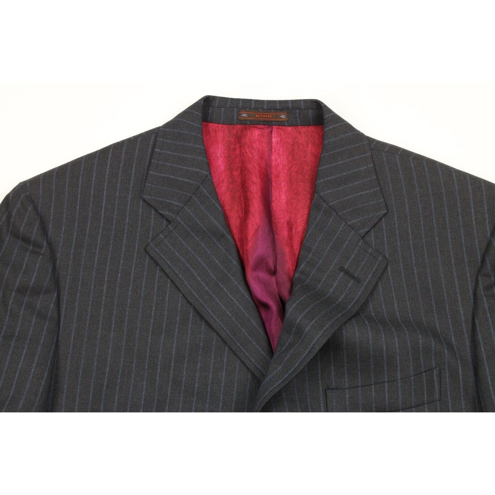 Etro Etro Milano 2 Piece Wool Pinstriped Suit Size 44R - 3 Thumbnail