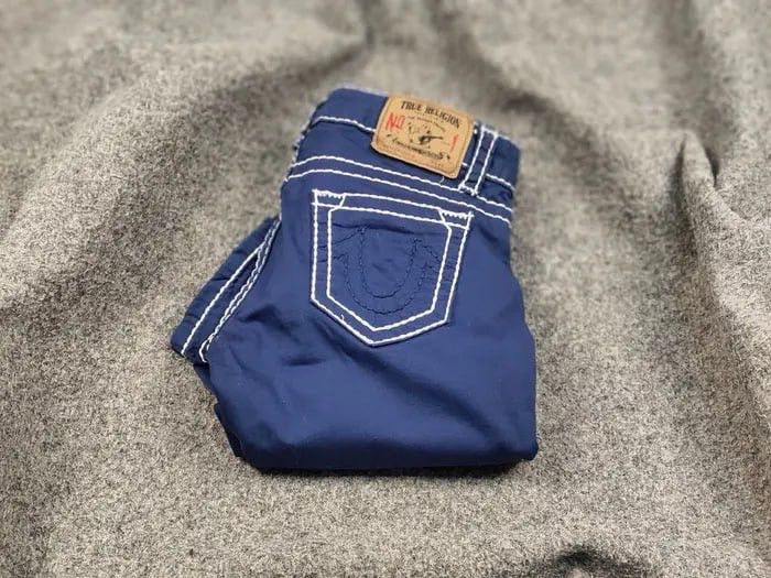 True Religion True Religion Brooklyn Blue Denim Vintage Jeans Made in USA Size 28" / US 6 / IT 42 - 2 Thumbnail
