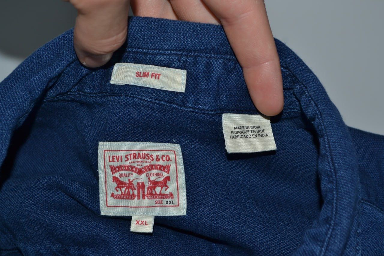 Vintage Levi’s Western shirt Denim Blue Size XXL