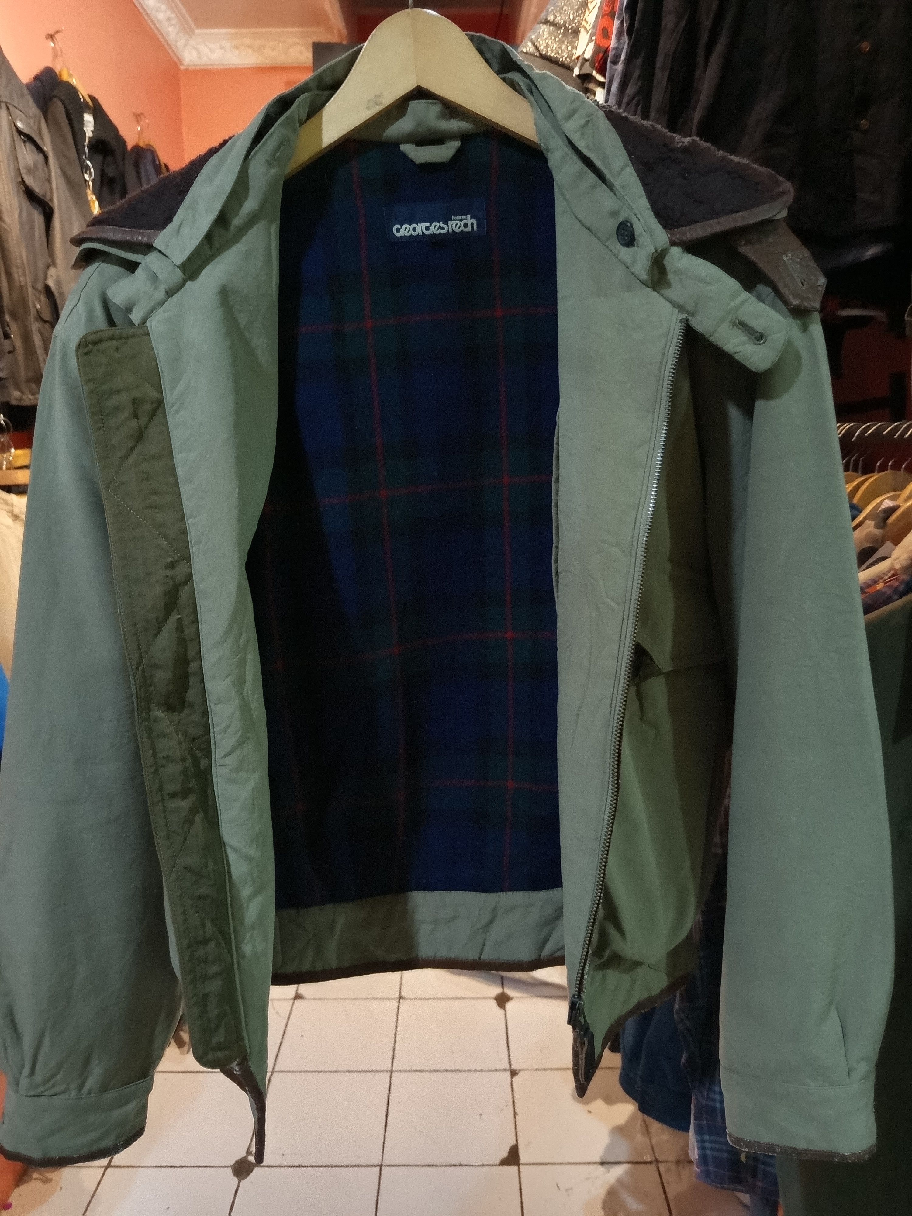 Vintage Georges Rech Homme Jacket Detachable Collar Size US L / EU 52-54 / 3 - 5 Thumbnail