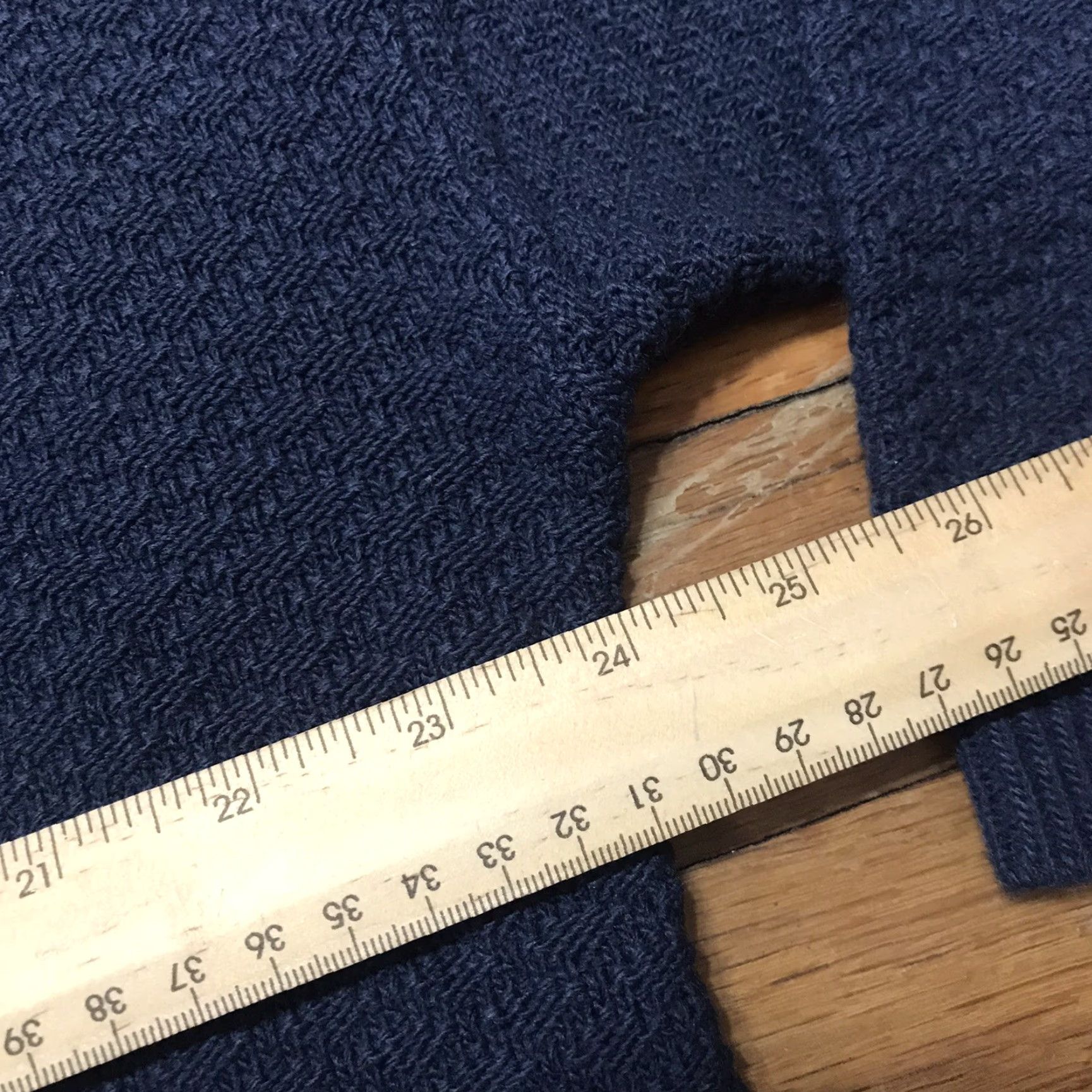 Vintage VINTAGE Spunky Sweater Mock Neck 70s 80s Blue Knit One Size XL Women’s Pullover Knit Pullover Size ONE SIZE - 7 Thumbnail