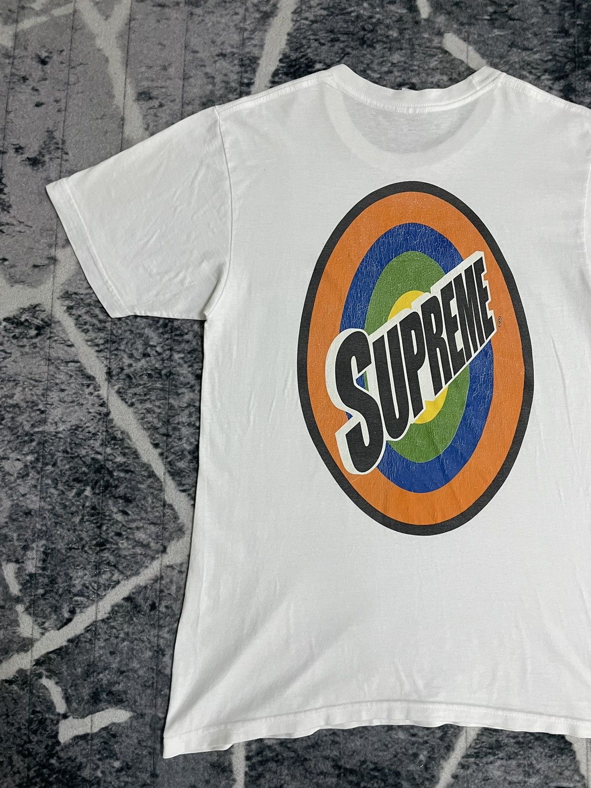 Supreme SS16 Spin Tide Logo Tee Short Sleeve T Shirts
