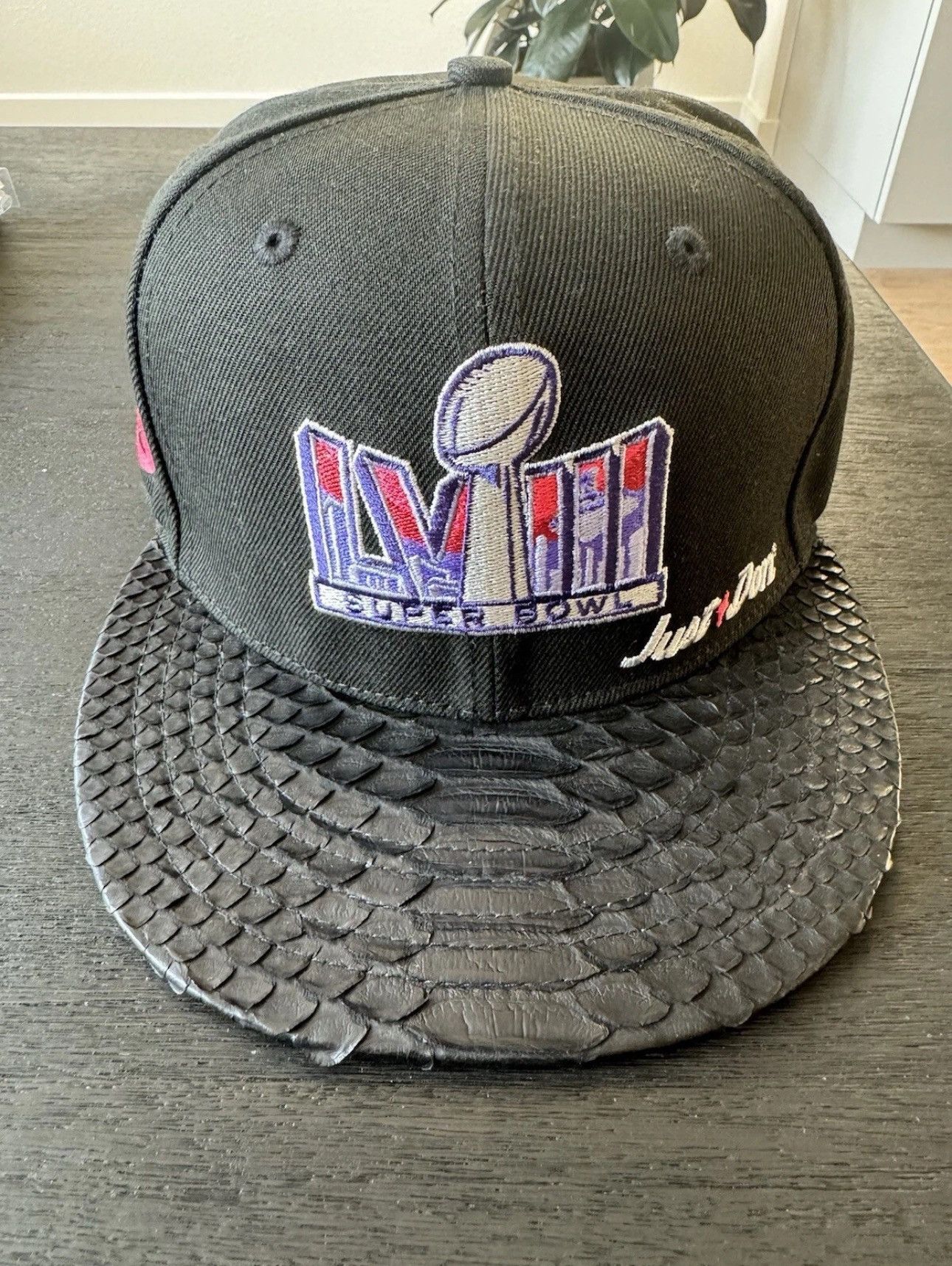 Just Don × New Era Just Don New Era Super Bowl LVIII NFL Usher Python Rare New Size ONE SIZE - 1 Thumbnail