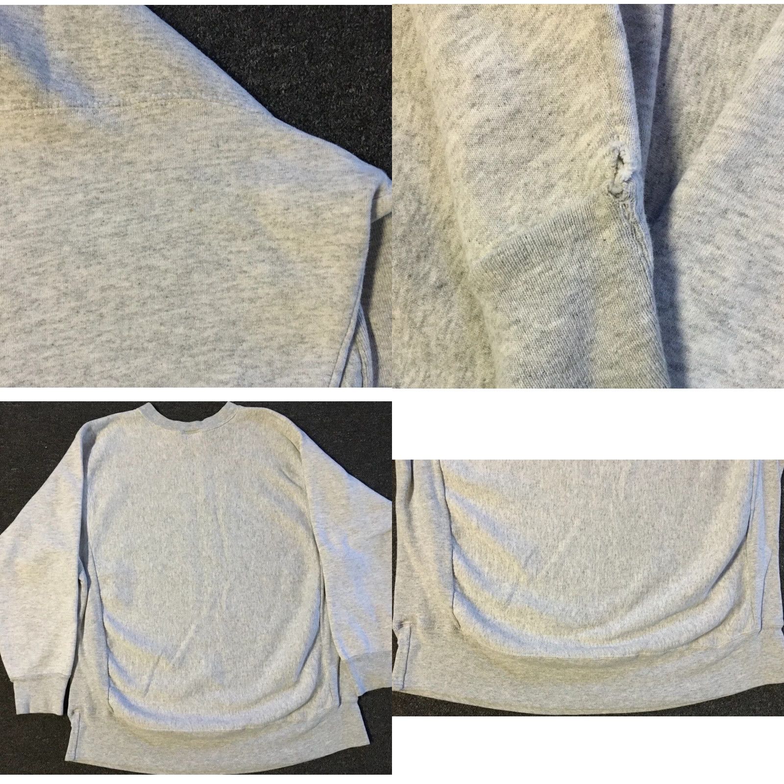 Vintage VINTAGE Physical Education Hoodie Men 2XL Gray Reversible 80s 90s Distressed Distress USA Grunge Punk Track & Field College Retro Size US XXL / EU 58 / 5 - 8 Thumbnail