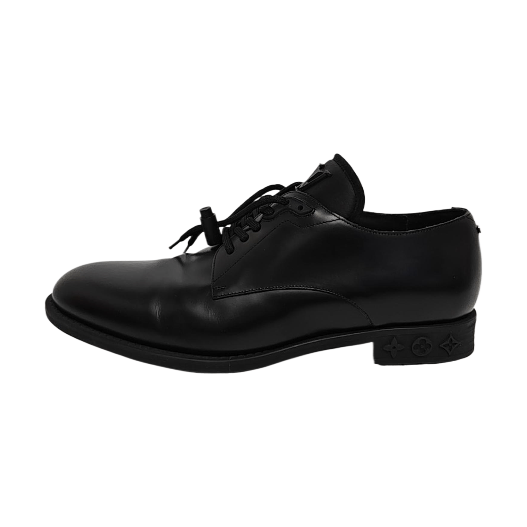 Louis Vuitton Louis Vuitton Black Leather Logo Derbies Size 41.5 Size US 8.5 / EU 41-42 - 1 Thumbnail