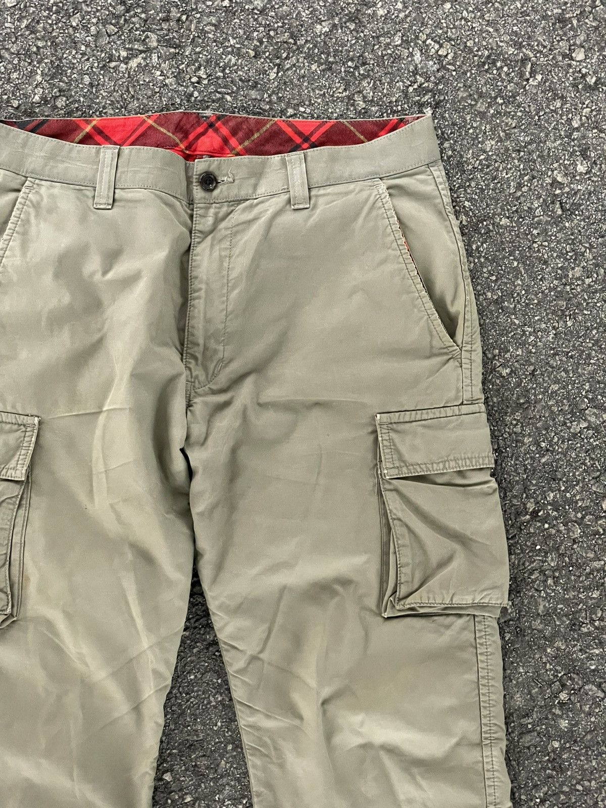 Comme des Garcons Homme Checked Cargo Pants Size US 30 / EU 46 - 2 Thumbnail