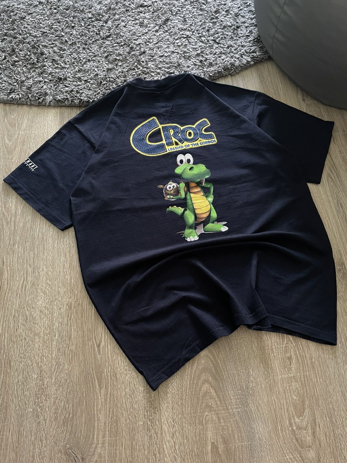 Playstation × Vintage Vintage 90s Croc Legend Of The Gobbos Game Promo T Shirt Size US XXL / EU 58 / 5 - 3 Thumbnail