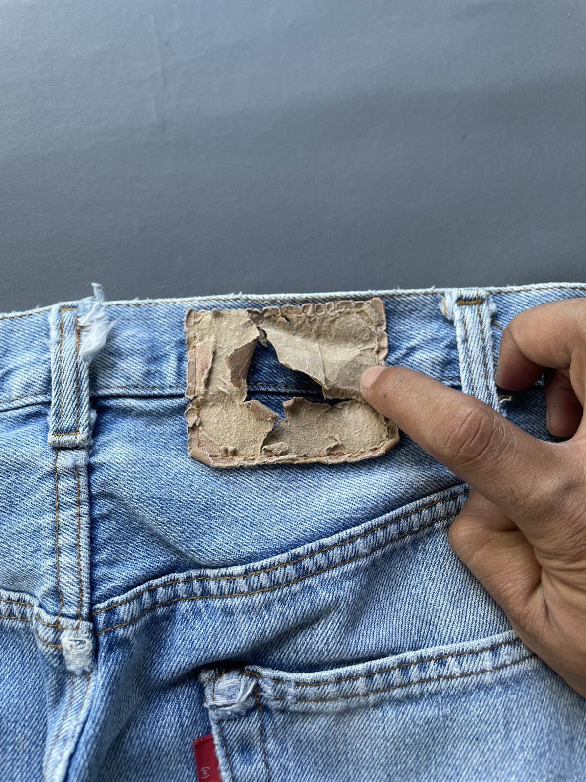 Levi's Vtg 80s Levis 501 532 Blue Jeans Size US 30 / EU 46 - 12 Thumbnail