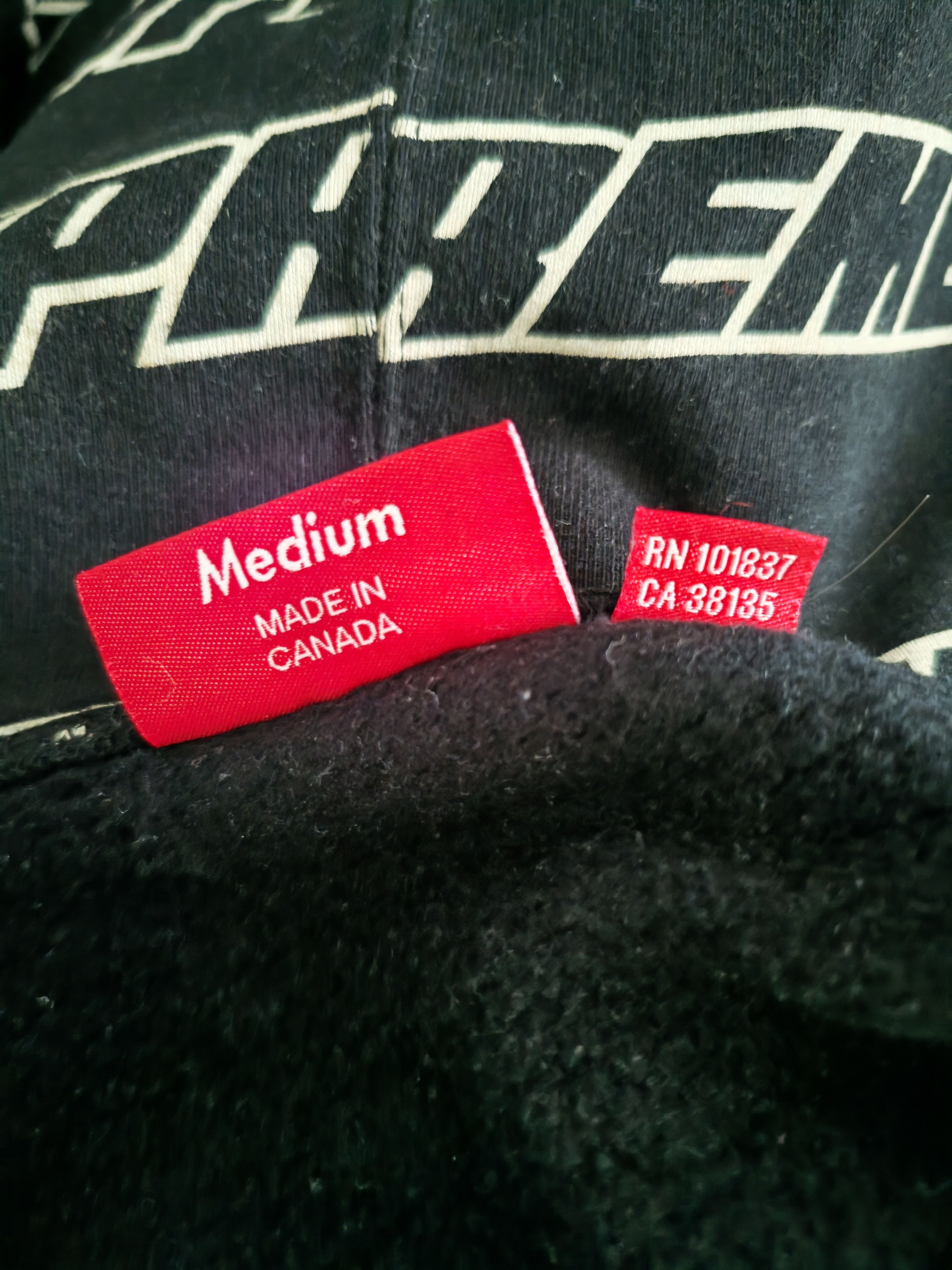 Supreme Supreme SS18 Repeat All Over Logo Print Full Zip Up Hoodie Size US M / EU 48-50 / 2 - 5 Thumbnail