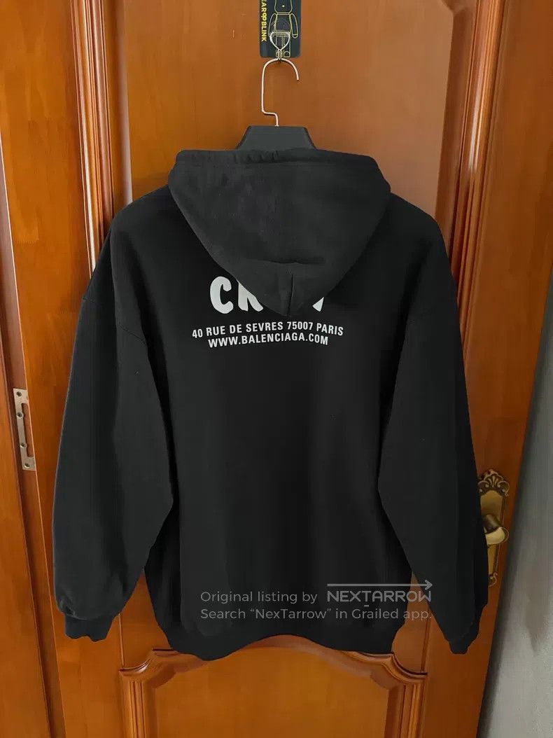 Balenciaga Balenciaga Black Hoodie Size US XS / EU 42 / 0 - 2 Thumbnail