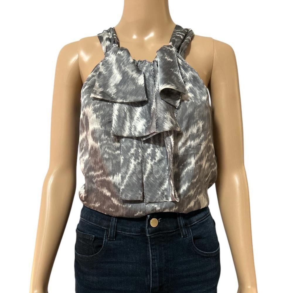 Vintage Stylish Gray Women's Top Size S / US 4 / IT 40 - 1 Thumbnail