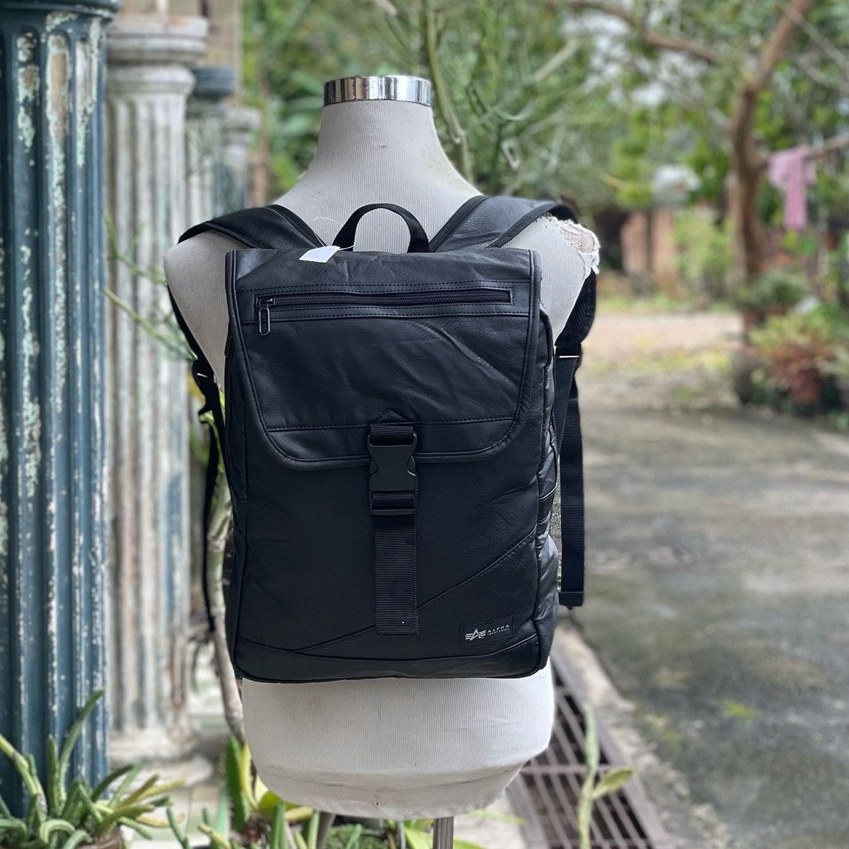 Alpha Industries Alpha Industries Black Backpack Size ONE SIZE - 1 Thumbnail