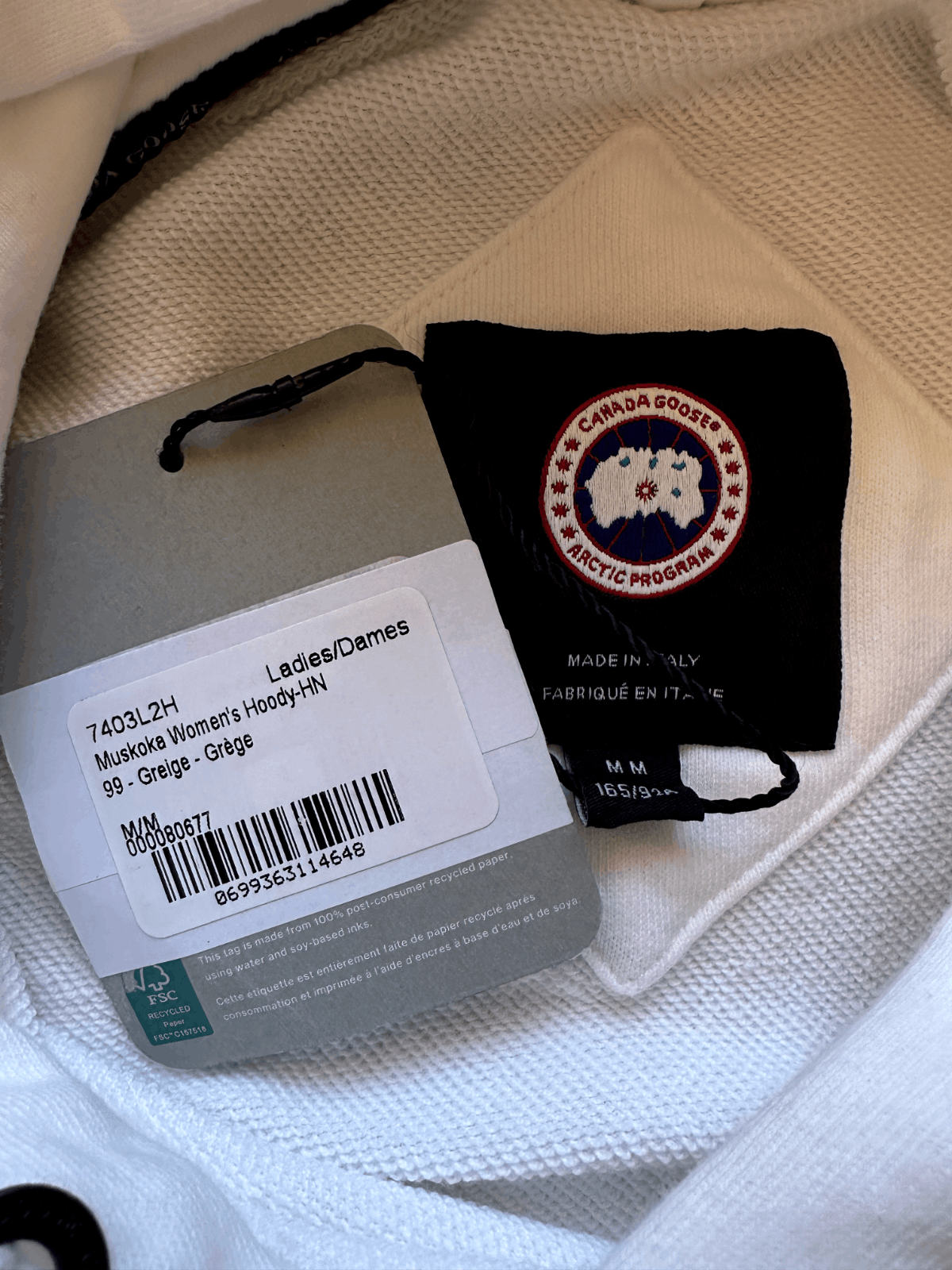 Canada Goose Canada Goose Muskoka Greige Hoodie Size Medium Retail $395 Size M / US 6-8 / IT 42-44 - 4 Thumbnail