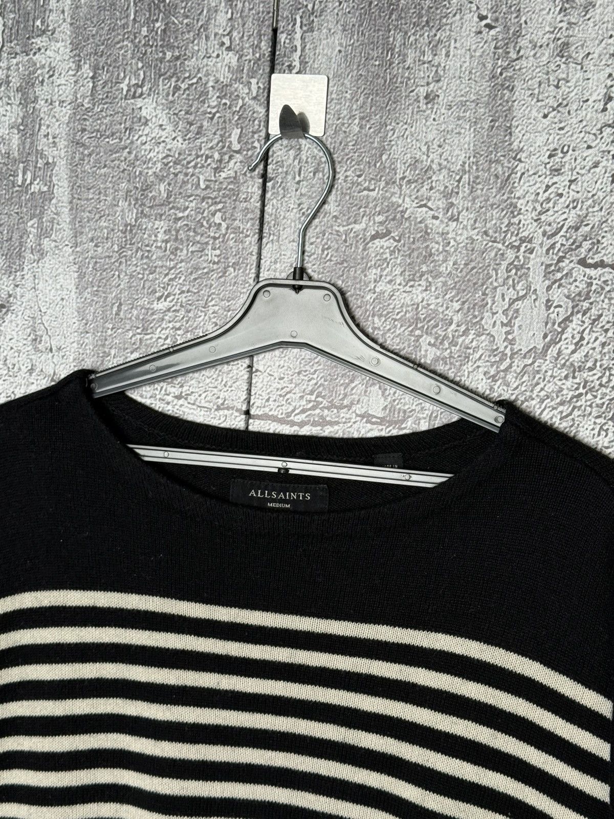 Allsaints Allsaints Taleze Crew Oversized Striped Pullover Sweater Size US M / EU 48-50 / 2 - 11 Thumbnail
