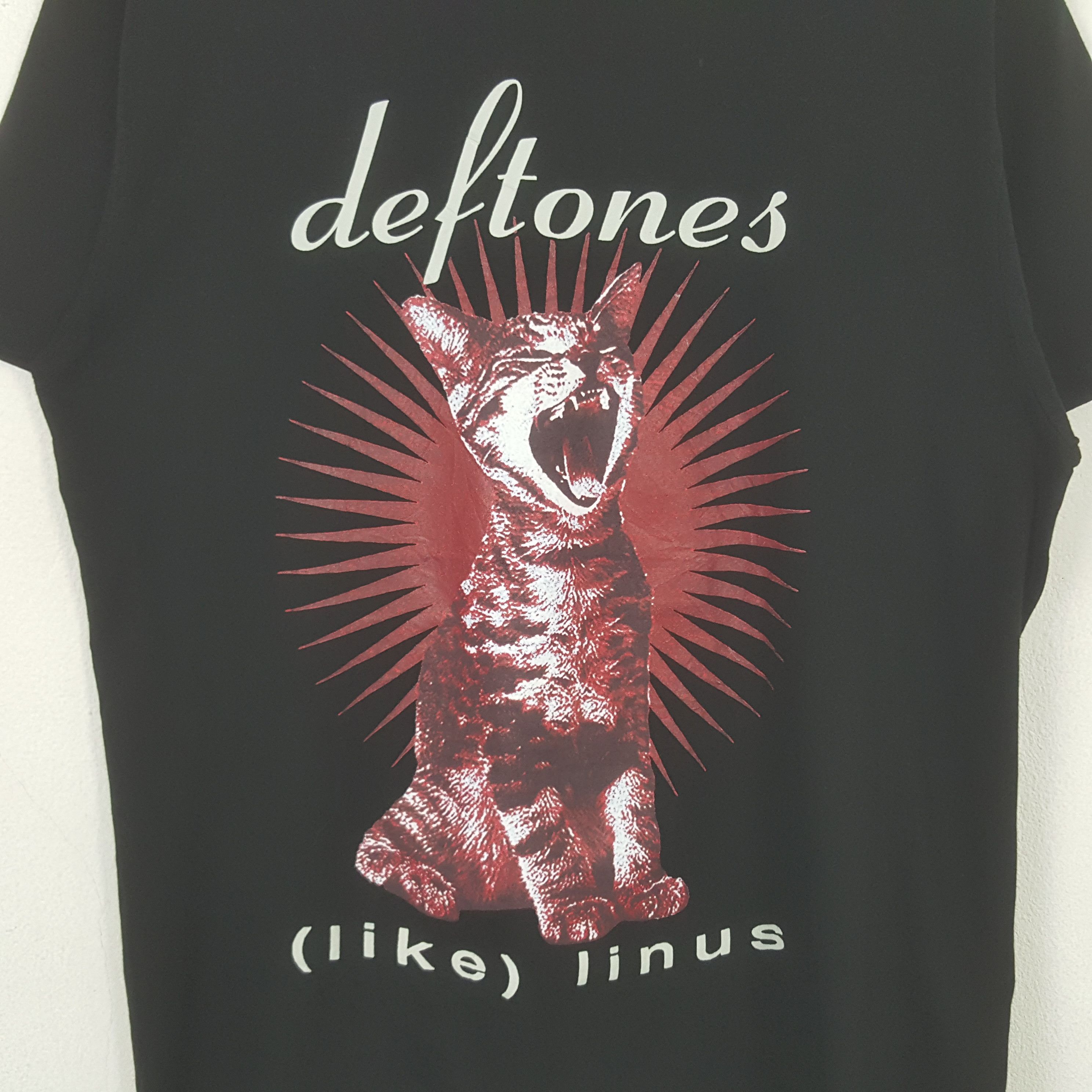 Band Tees Vintage Deftones American Metal Band Tshirt RR27 Size US L / EU 52-54 / 3 - 2 Thumbnail