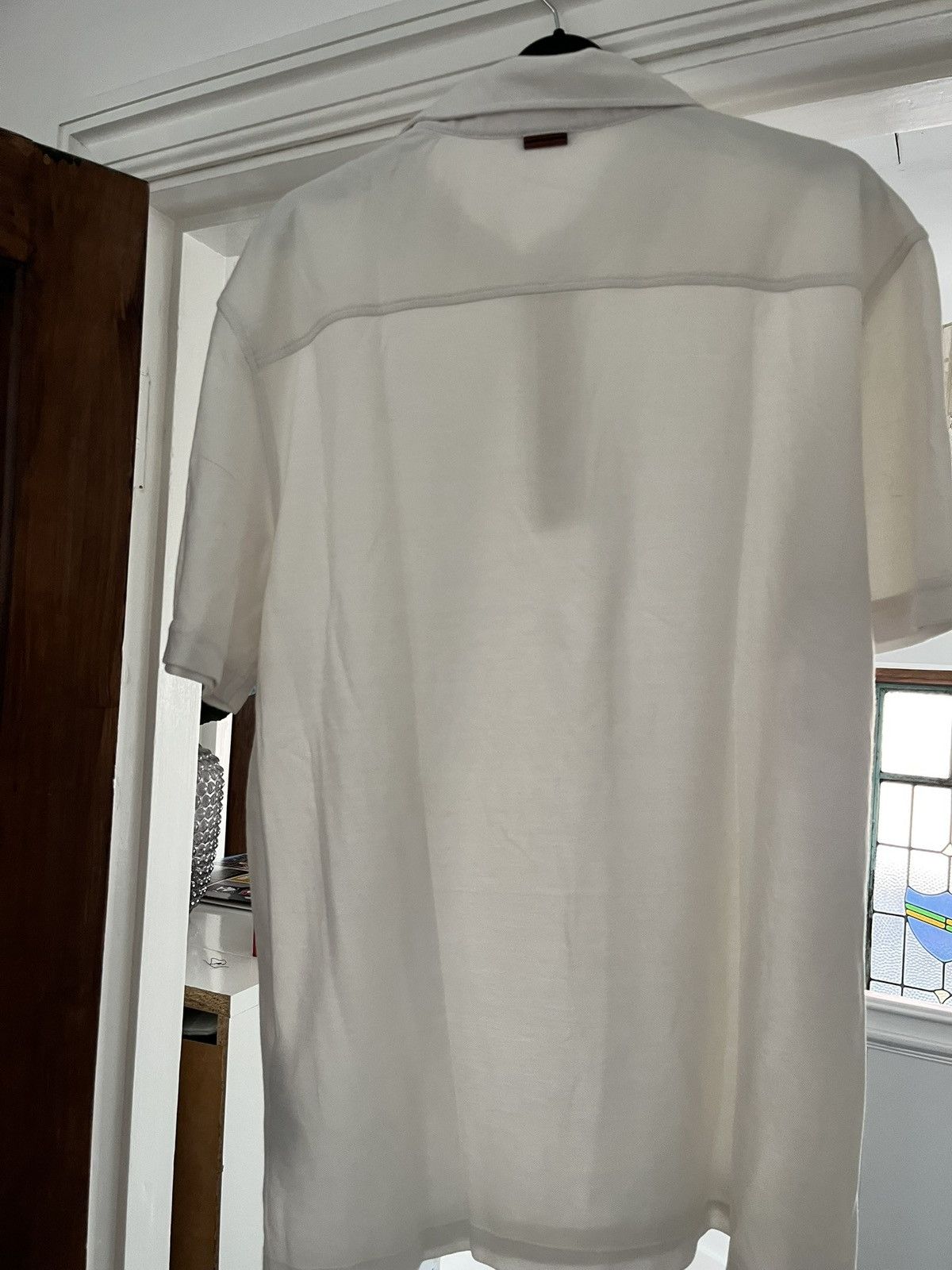 Ermenegildo Zegna Zegna white cotton polo size large Size US L / EU 52-54 / 3 - 5 Thumbnail