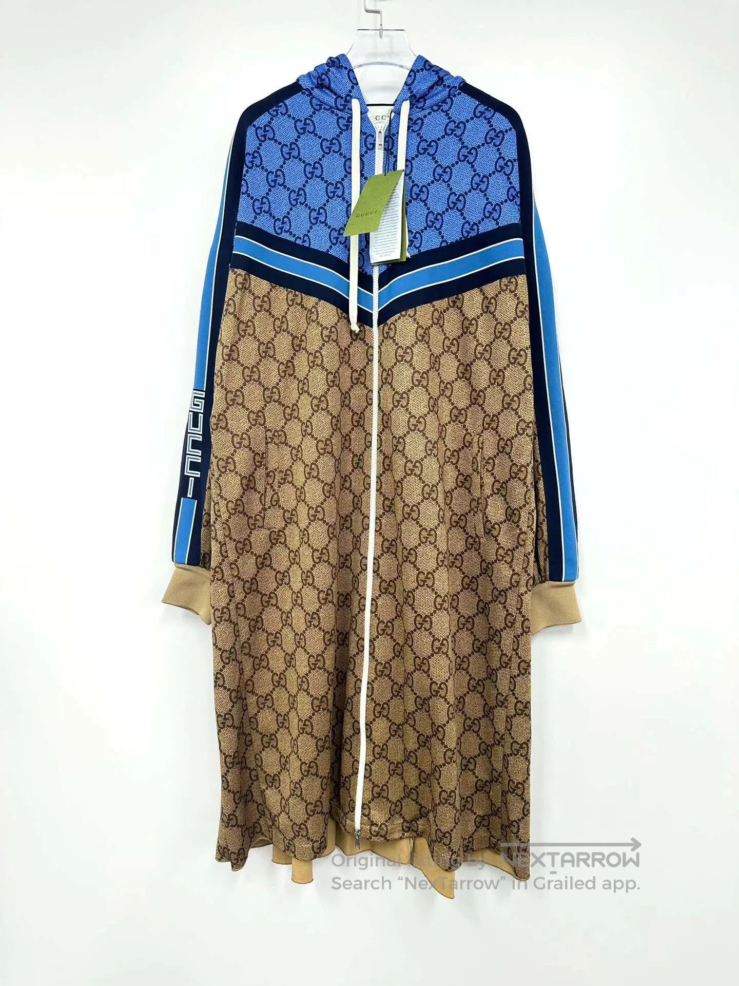 Gucci Guicci Blue and Brown Plaid Monogrammed Side Letter Logo Z Size XS / US 0-2 / IT 36-38 - 1 Thumbnail