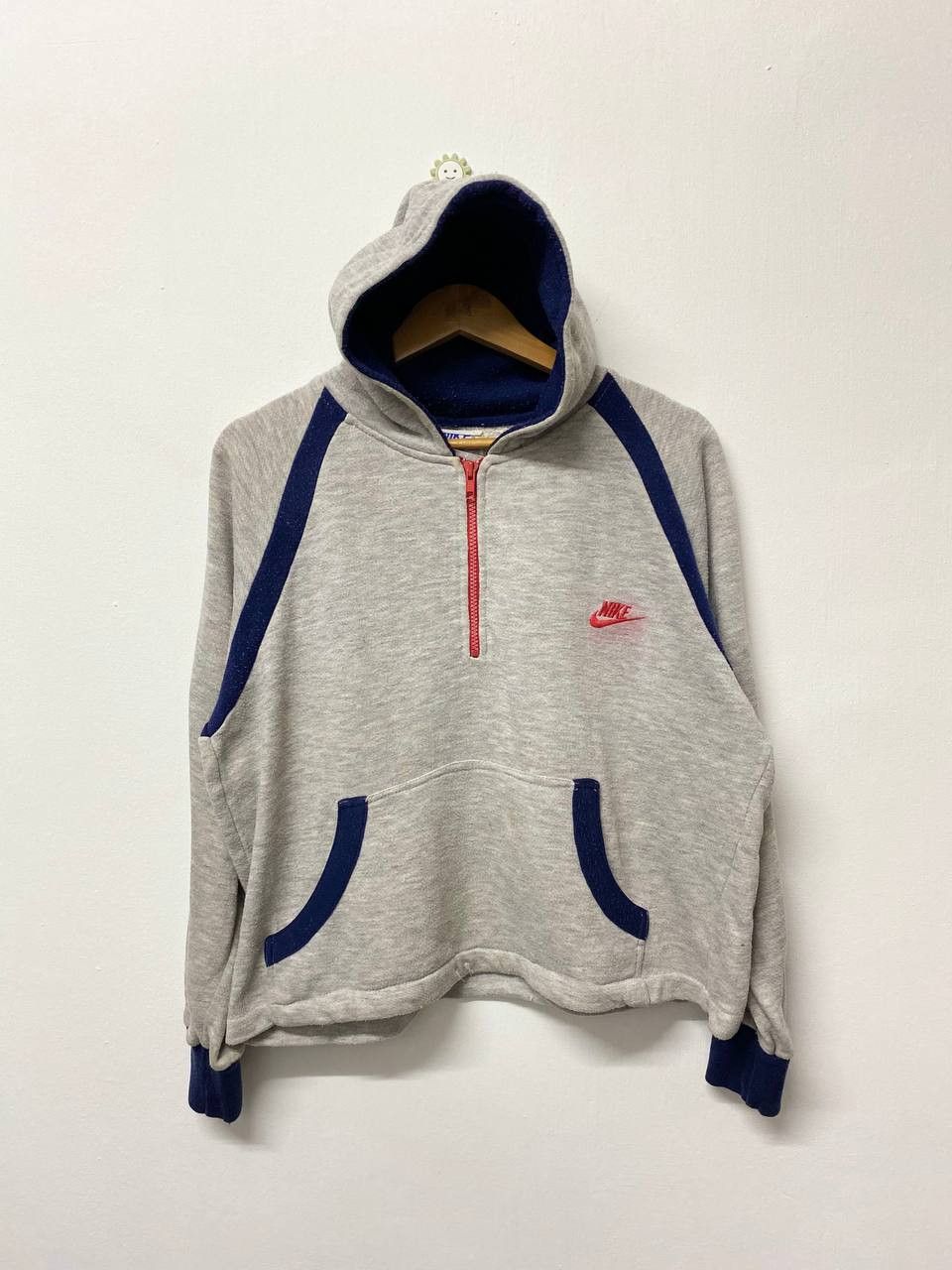 Nike vintage 80s nike orange tab hoody very nice design Size US L / EU 52-54 / 3 - 1 Thumbnail