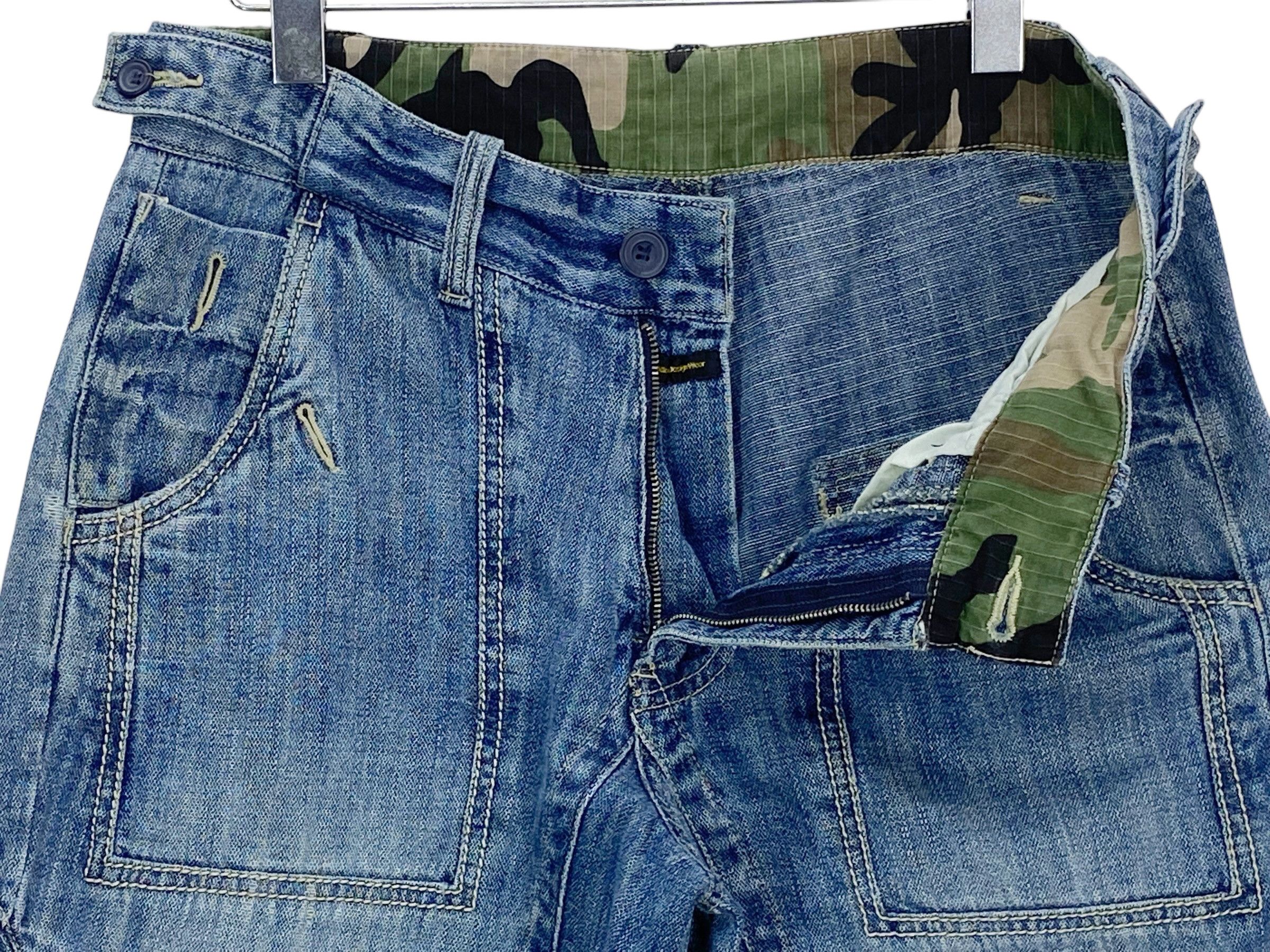 Japanese Brand Cargo Pants Baker Pocket Rodeo Crowns Pants Size US 31 - 7 Thumbnail