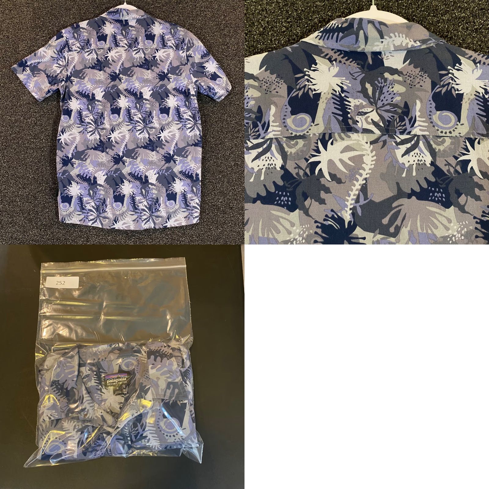 Patagonia Patagonia Shirt Mens Medium Blue Floral Button Up Outdoors S/S Organic Cotton Size US M / EU 48-50 / 2 - 8 Thumbnail