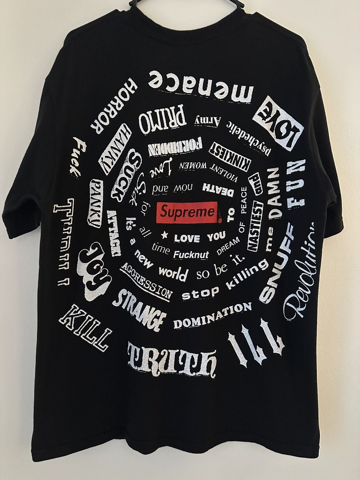 Supreme Supreme Spiral Tee Size US L / EU 52-54 / 3 - 1 Thumbnail