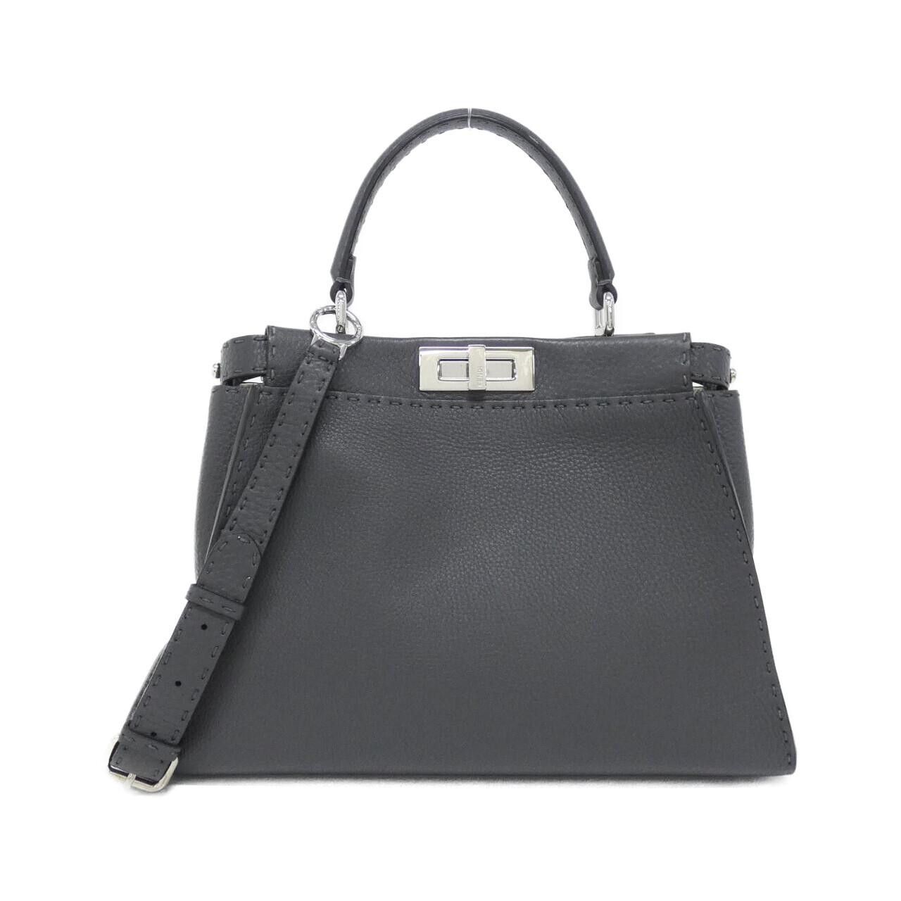 Fendi Fendi Fendi Selleria Peekaboo Calf Handbag Leather Handbag 8BN290Q0J DUTY FREE for USA Size ONE SIZE - 1 Thumbnail