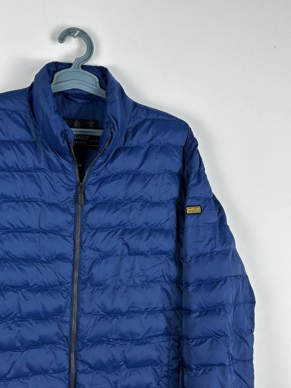Barbour × Vintage Barbour International Impeller Blue Fiber Down Jacket Size US XL / EU 56 / 4 - 4 Thumbnail