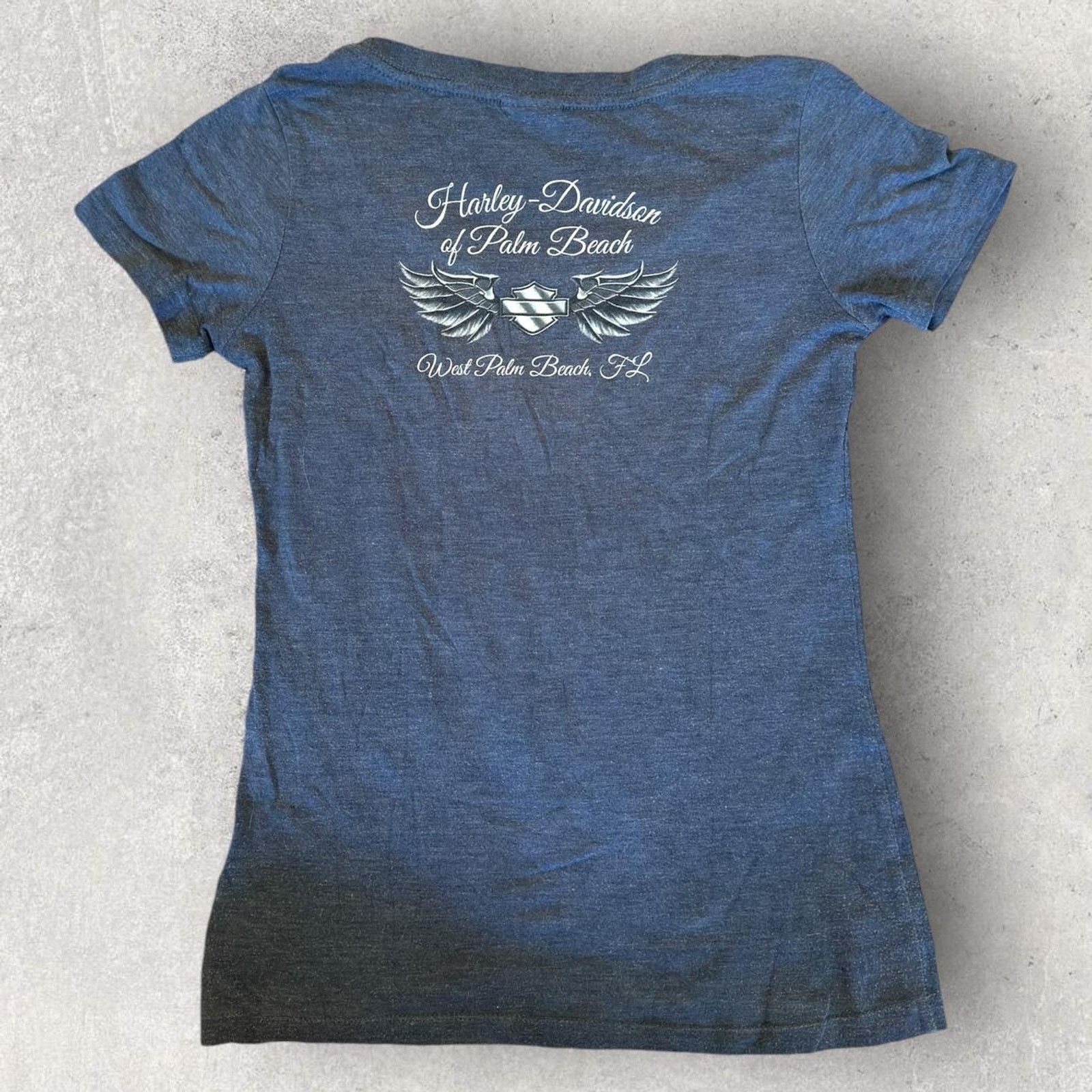 Harley Davidson Women’s Harley Bedazzled T-Shirt Size M / US 6-8 / IT 42-44 - 5 Thumbnail