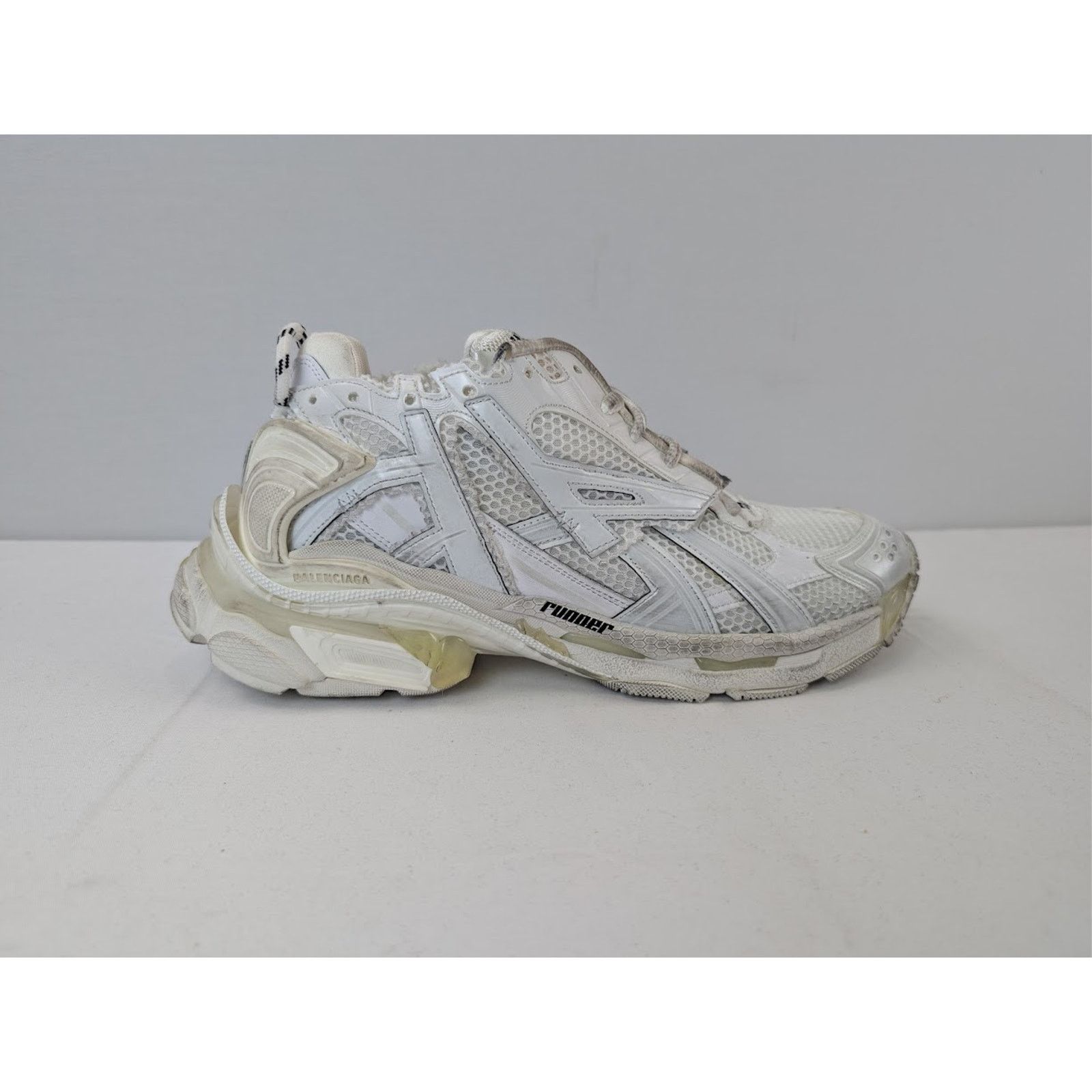 Balenciaga o1rshd1 Q:2 / Monocolor Runners in White Size US 14 / EU 47 - 4 Thumbnail