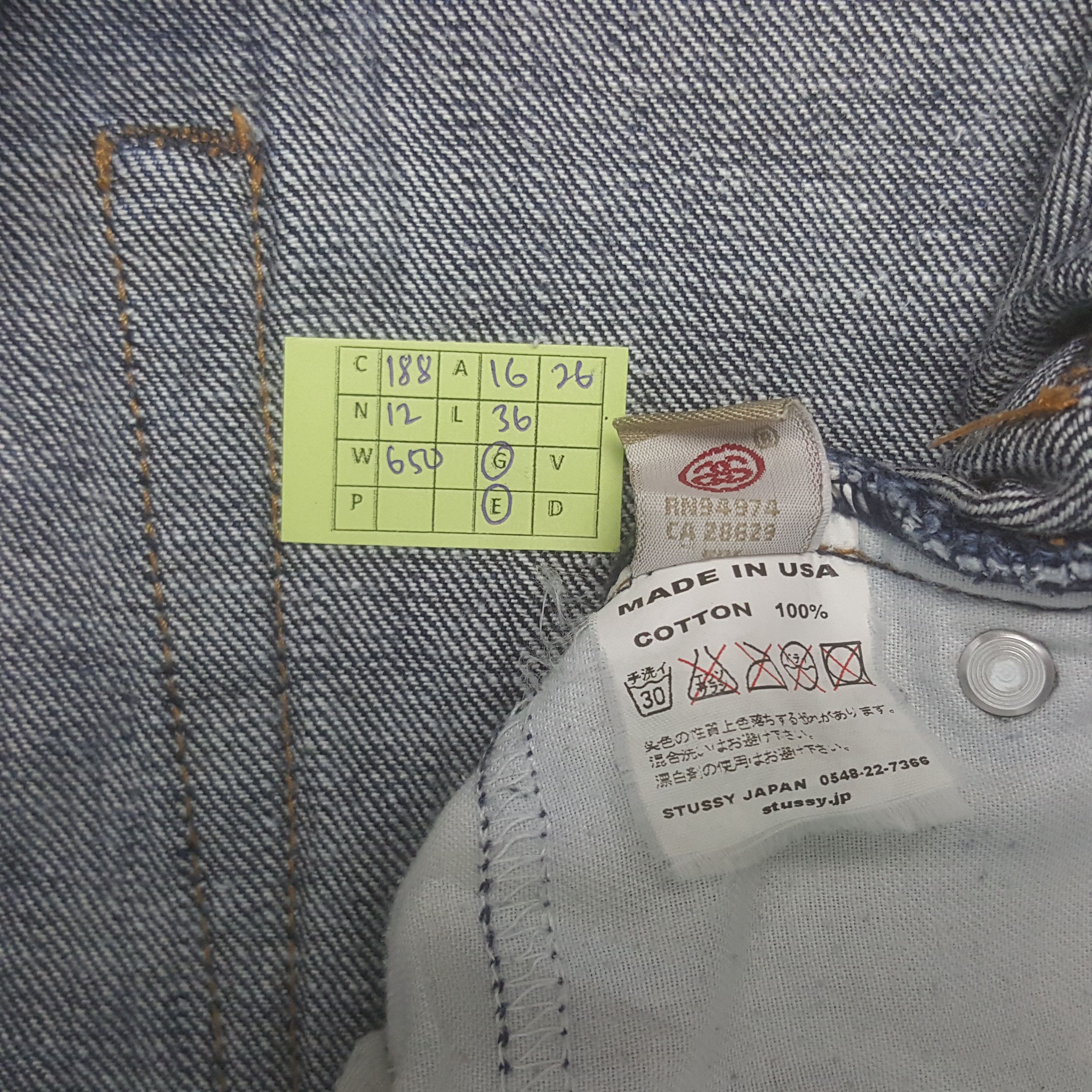 Stussy Vintage Stussy American Streetwear Style Denim Jeans Size US 32 / EU 48 - 8 Thumbnail