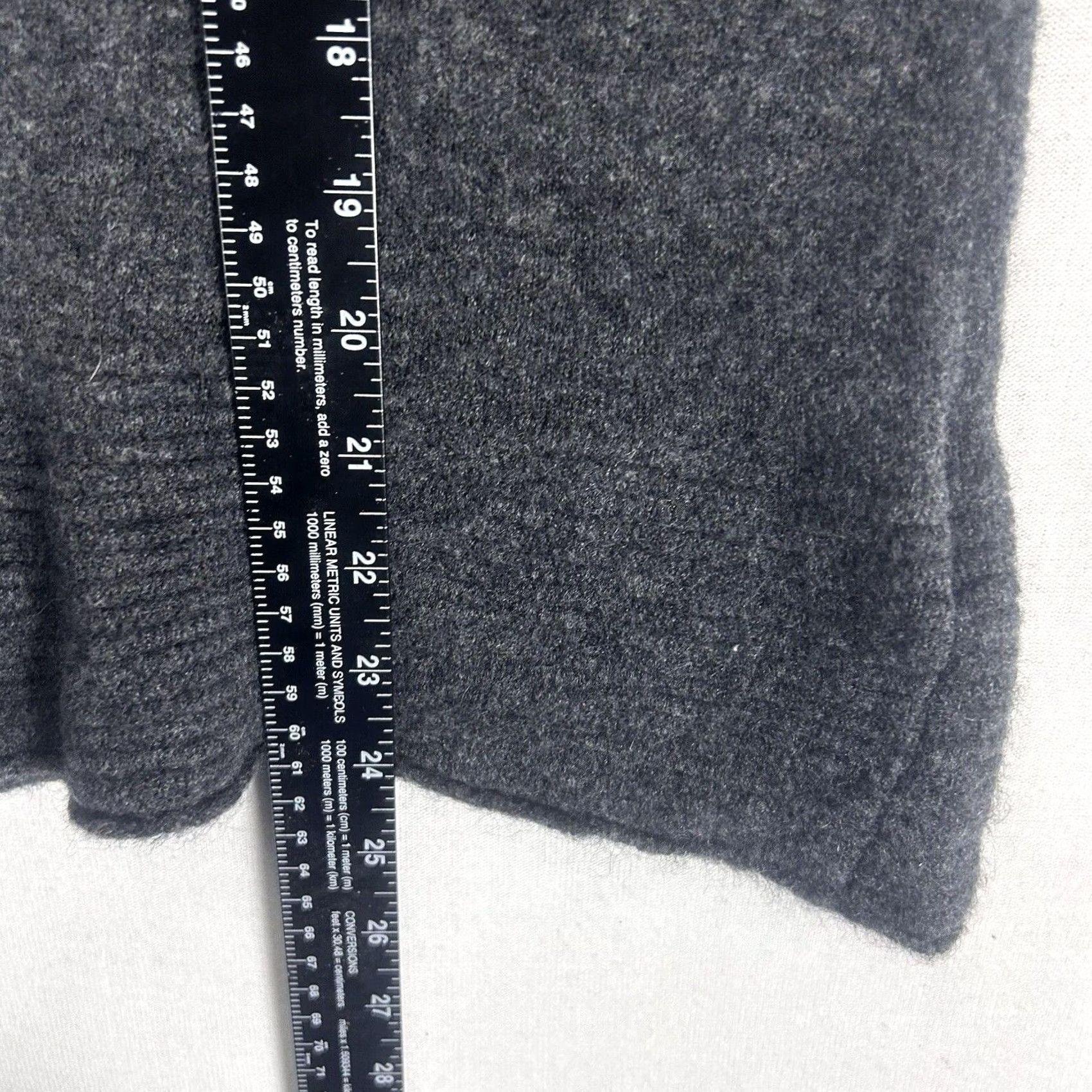 Banana Republic Banana Republic Sweater Crew Neck Cable-Knit Lightweight Wool-Ac Alpaca Blend Women M Gray Pullover Knit 90s Style? Size M / US 6-8 / IT 42-44 - 6 Thumbnail