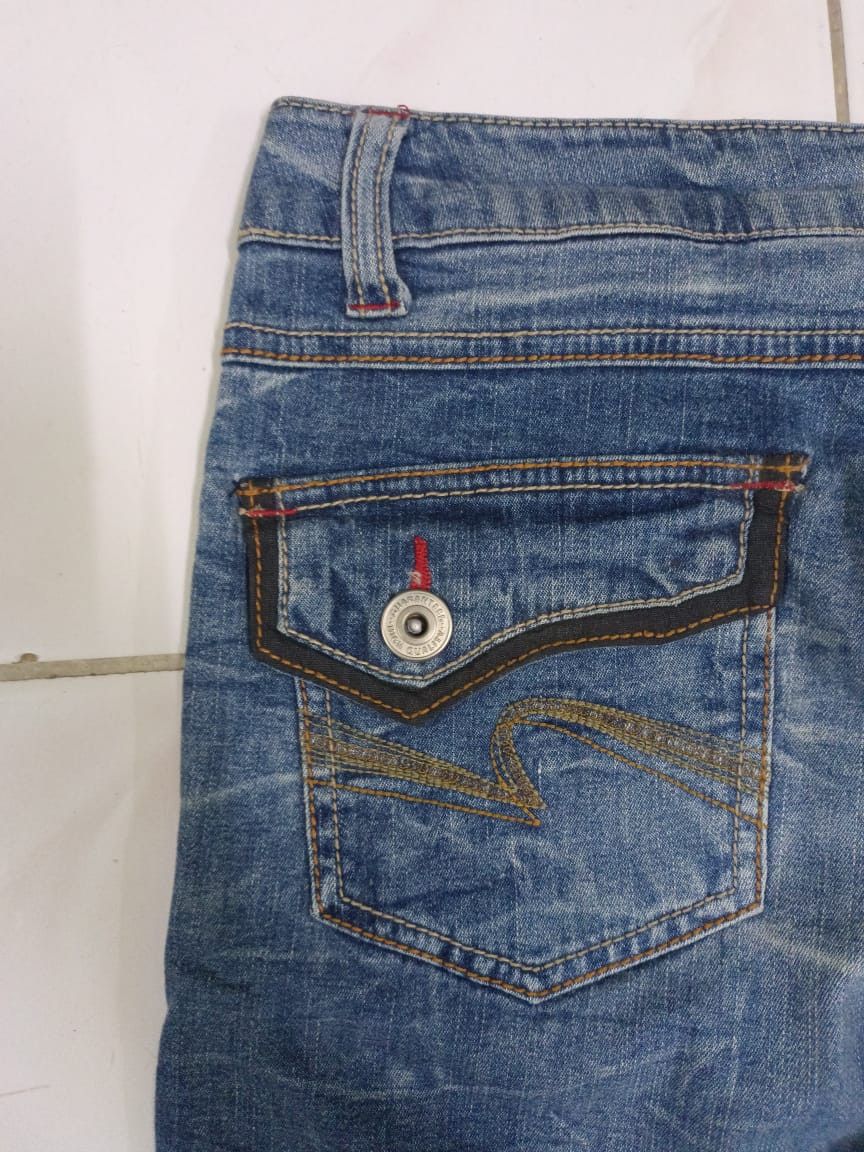 Japanese Brand Vintage Seriously Waxed Flare Bootcut Jeans Size US 32 / EU 48 - 9 Thumbnail