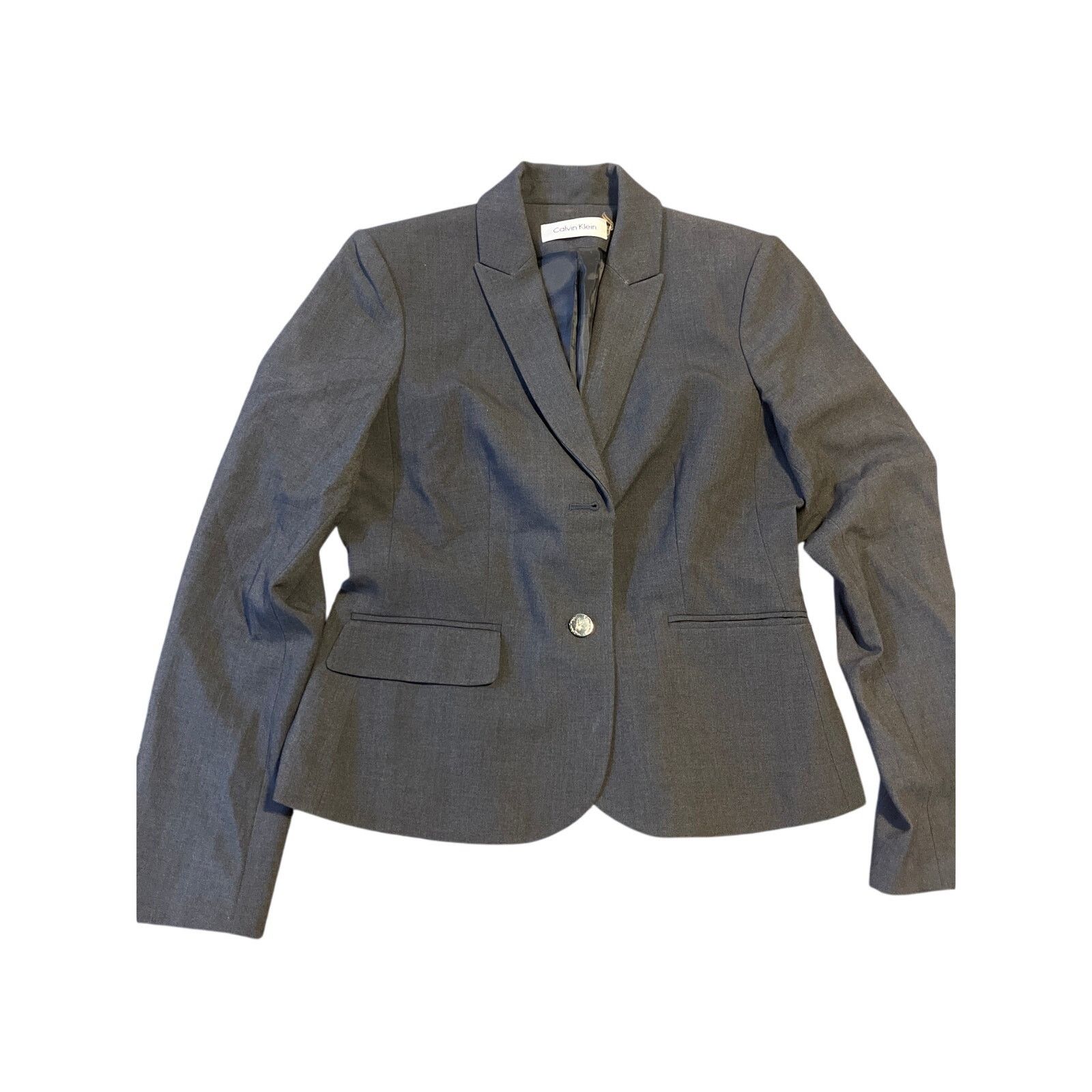 Calvin Klein Women Career Blazer Pant Suit Classic Fit Career Office Chic Size M / US 6-8 / IT 42-44 - 3 Thumbnail