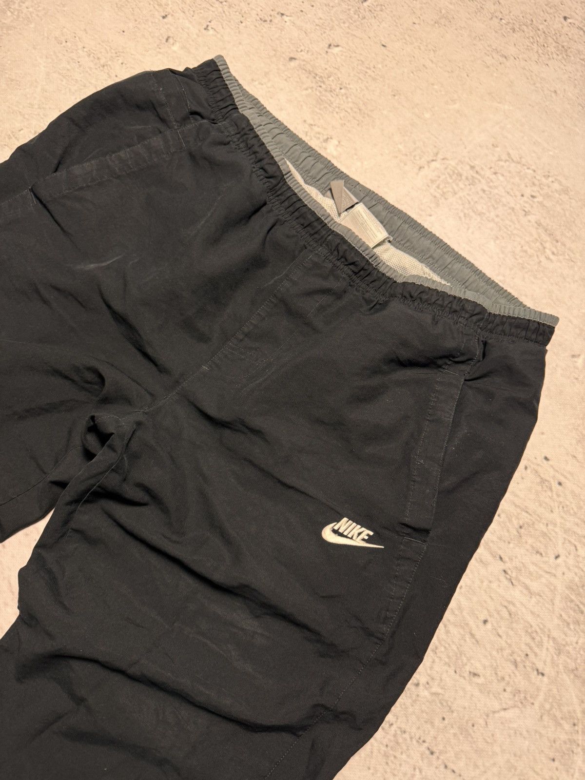 Nike × Vintage NIKE VINTAGE BASIC LOGO OVERSIZE BAGGY PANTS Size US 32 / EU 48 - 2 Thumbnail
