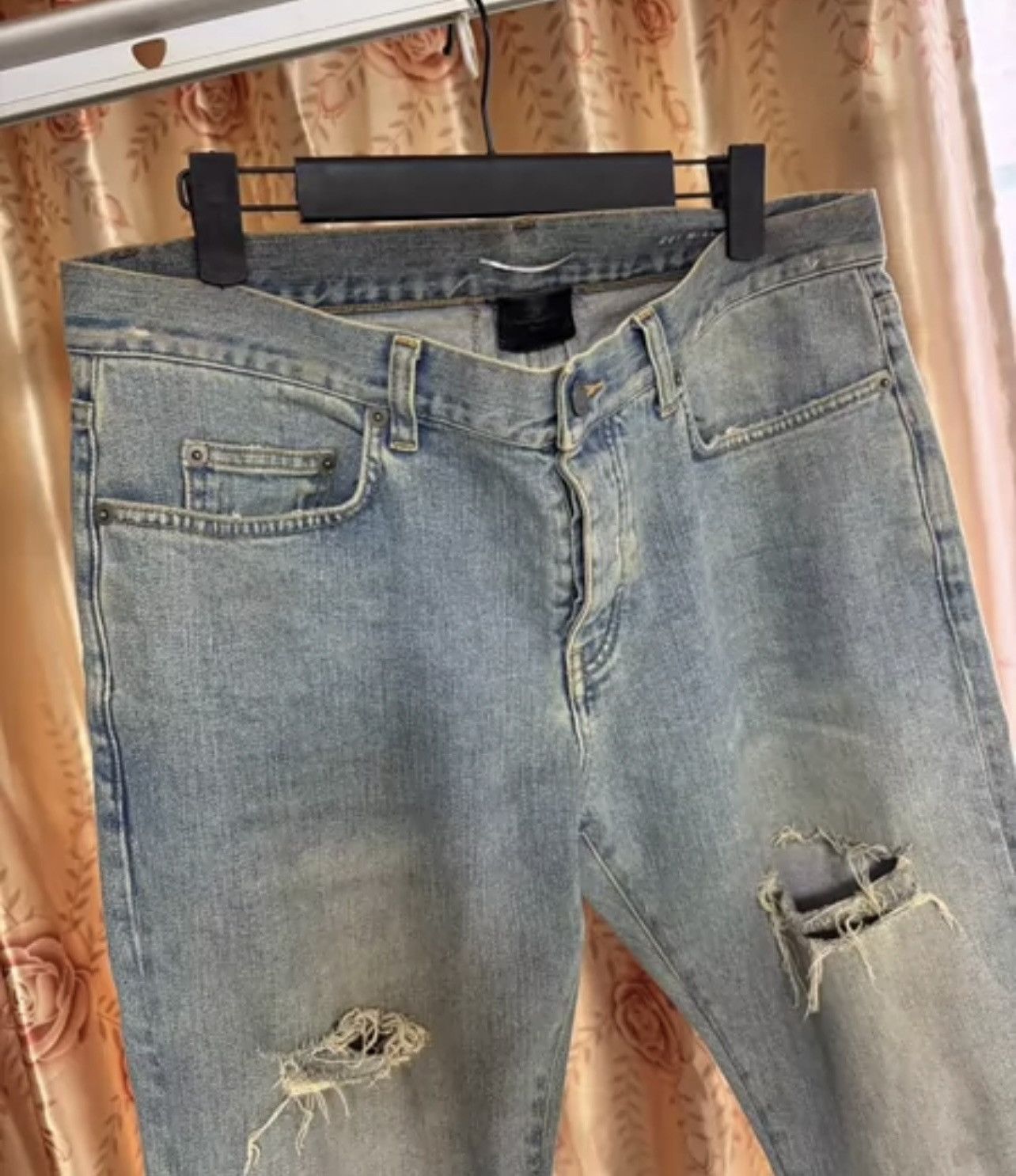 Saint Laurent Paris Saint Laurent Paris 14ss Light Blue Jeans 32 Size US 32 / EU 48 - 3 Thumbnail