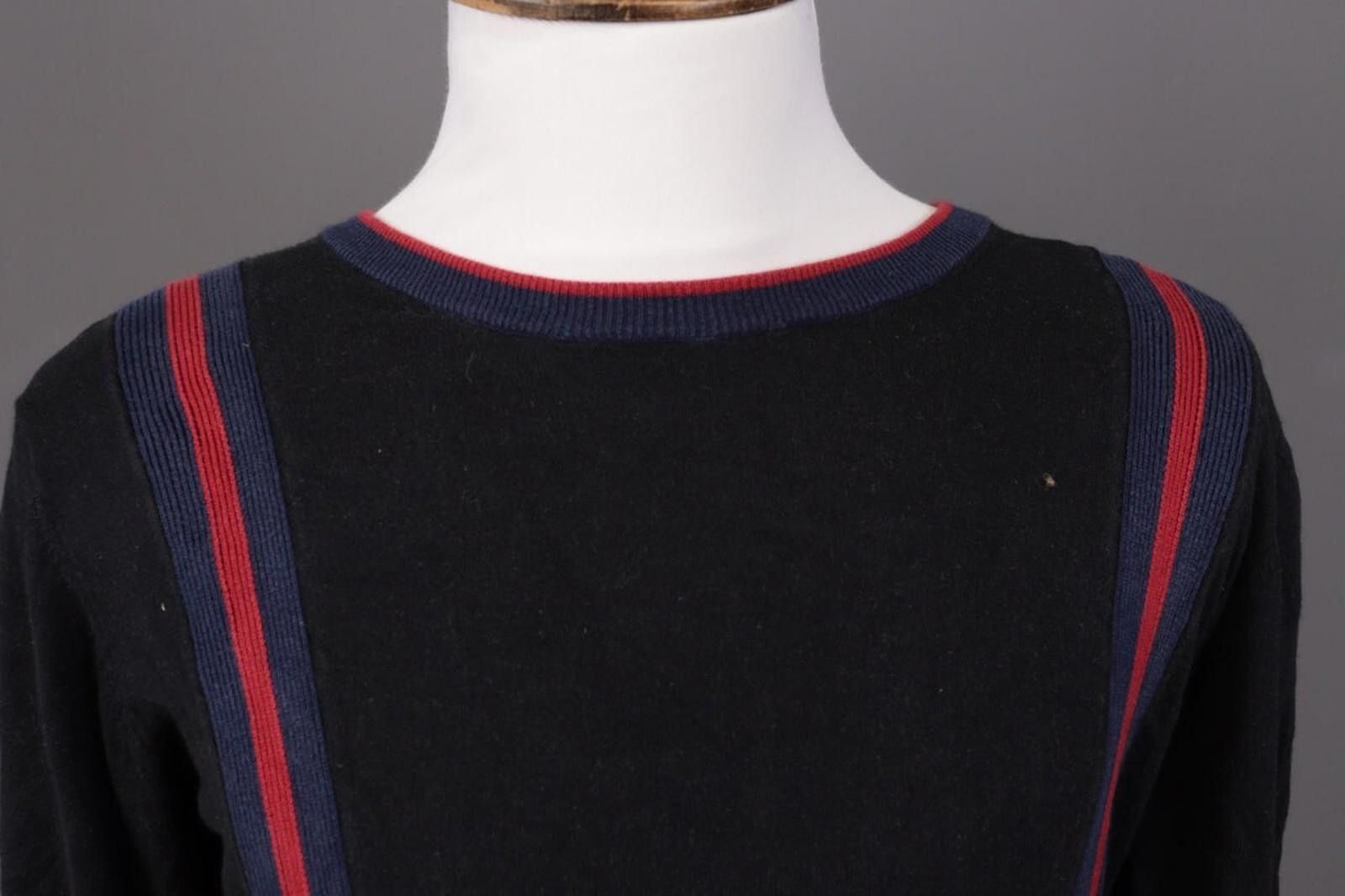 Just Cavalli Just Cavalli Black Striped Knit Jumper Sweater Size XXL Size US XXL / EU 58 / 5 - 4 Thumbnail