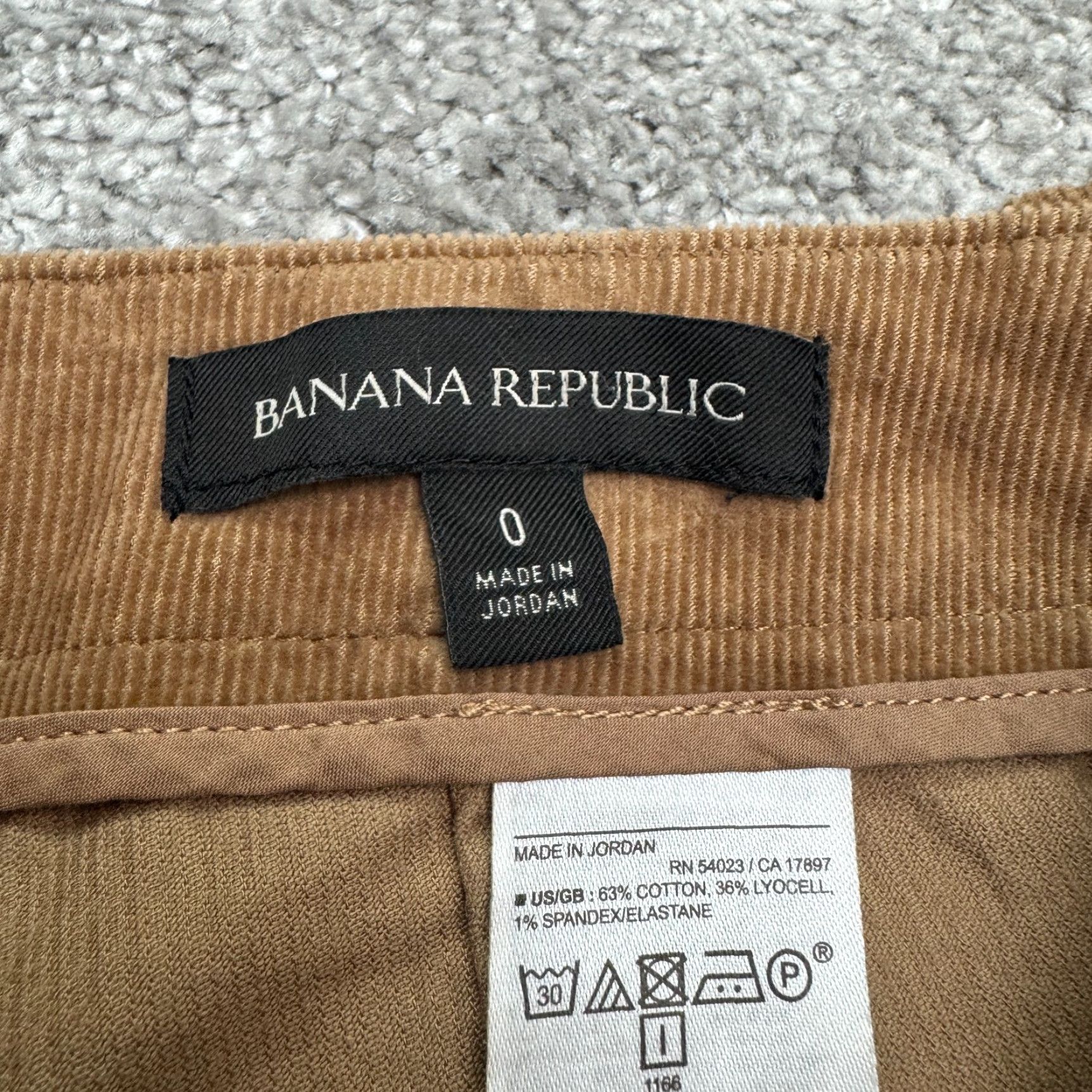 Banana Republic Banana Republic Corduroy Jogger Pants Womens 0 Brown Ankle Zip Utility Stretch Size 25" / US 0 / IT 36 - 7 Thumbnail