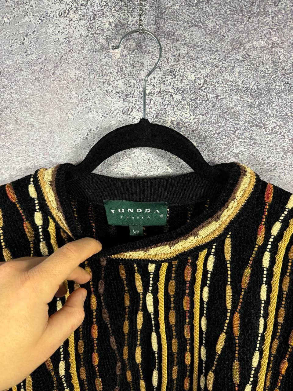 Tundra Canada Vintage Tudra Canada 3D Chunky Sweater Coogi Cosby Style Size US L / EU 52-54 / 3 - 5 Thumbnail