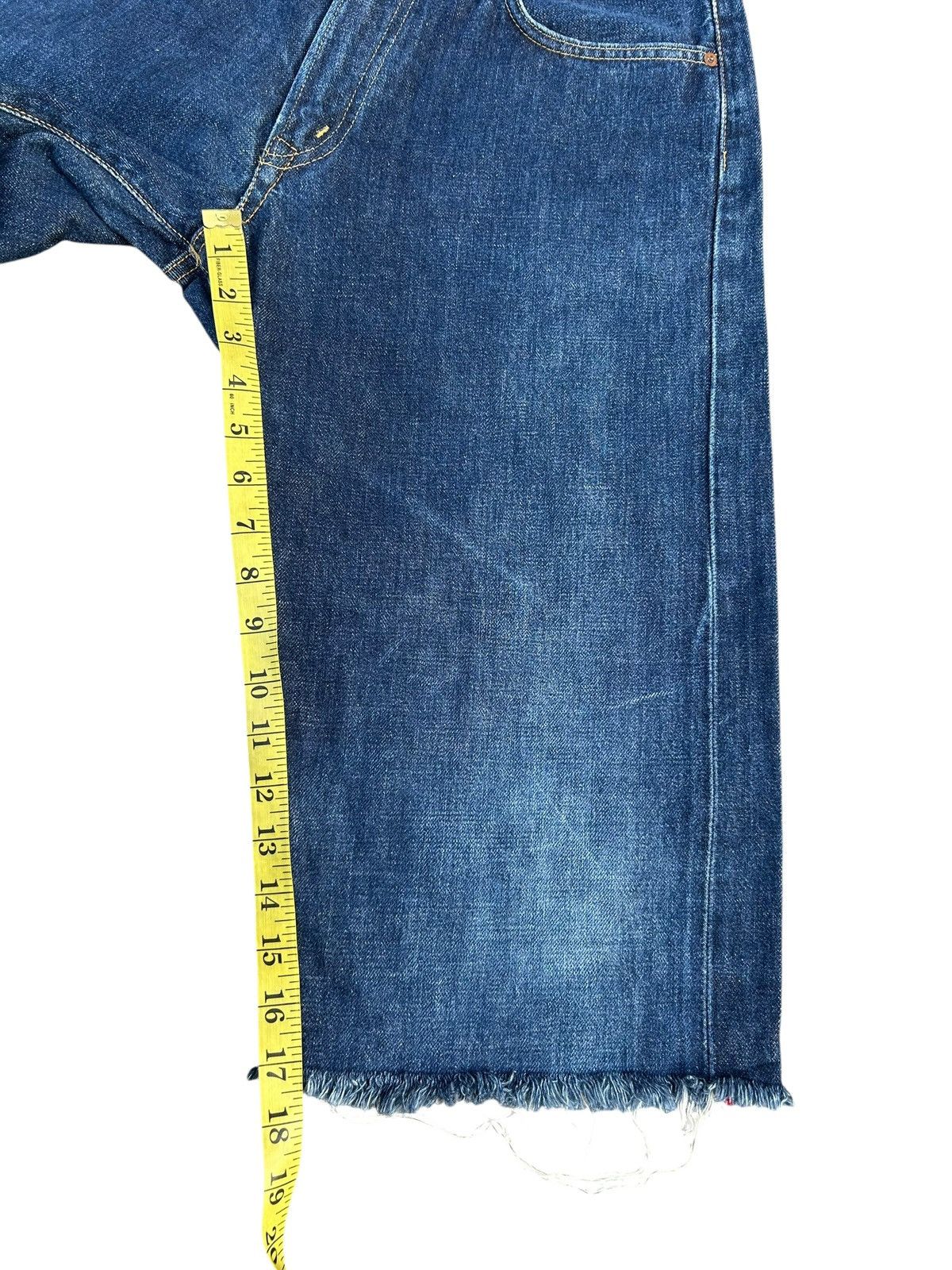 Kapital Vintage Edwin 505 Selvedge Short Denim Jeans baggy Size US 30 / EU 46 - 15 Thumbnail