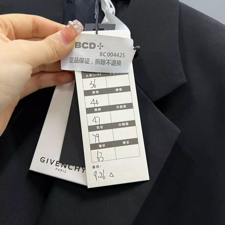 Givenchy Givenchy [XH] Black buckle suit size 36 Size US M / EU 48-50 / 2 - 5 Thumbnail