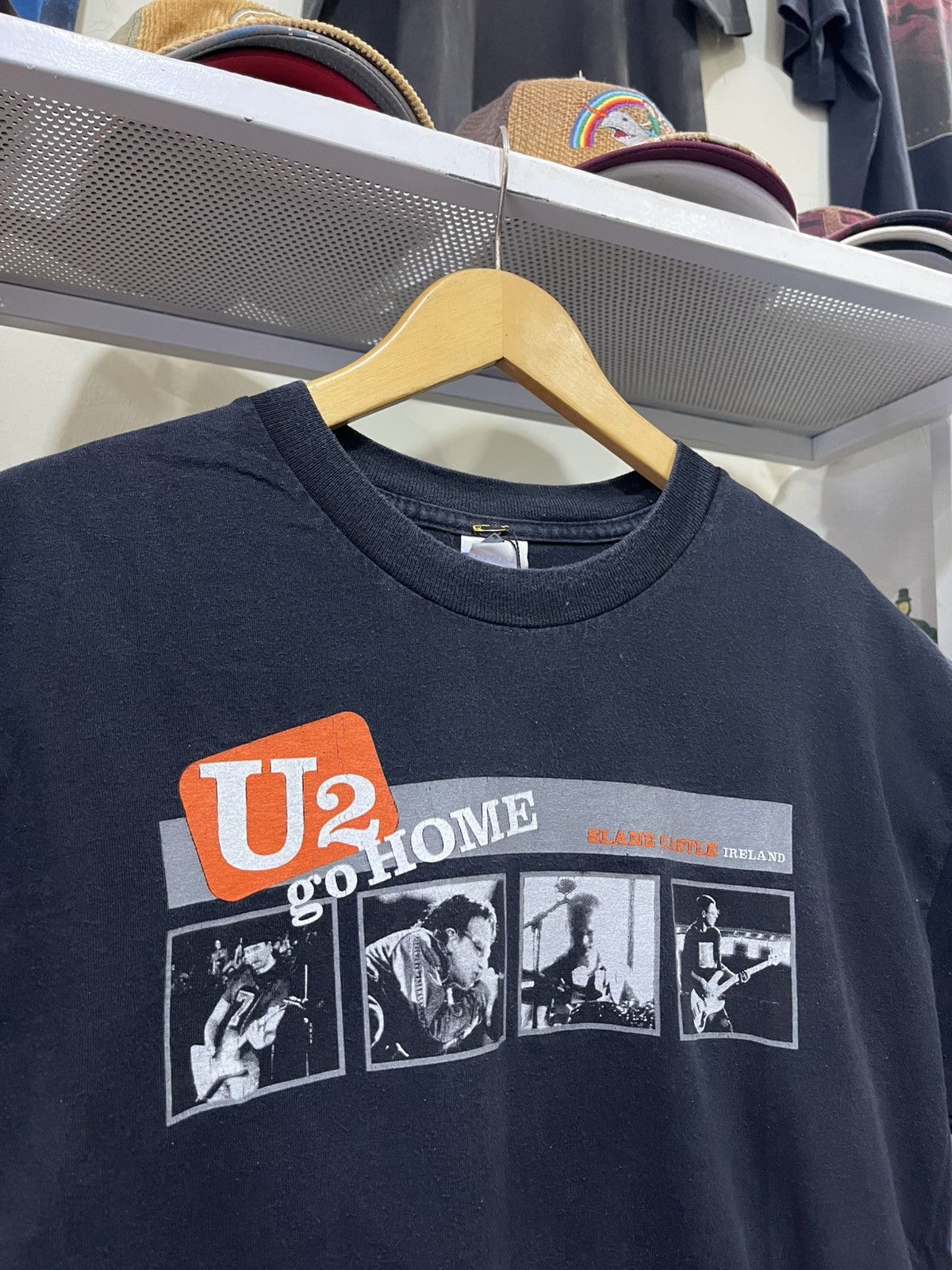 Vintage U2 - Slane Castle - Fan club T-shirt - Large Size US L / EU 52-54 / 3 - 3 Thumbnail