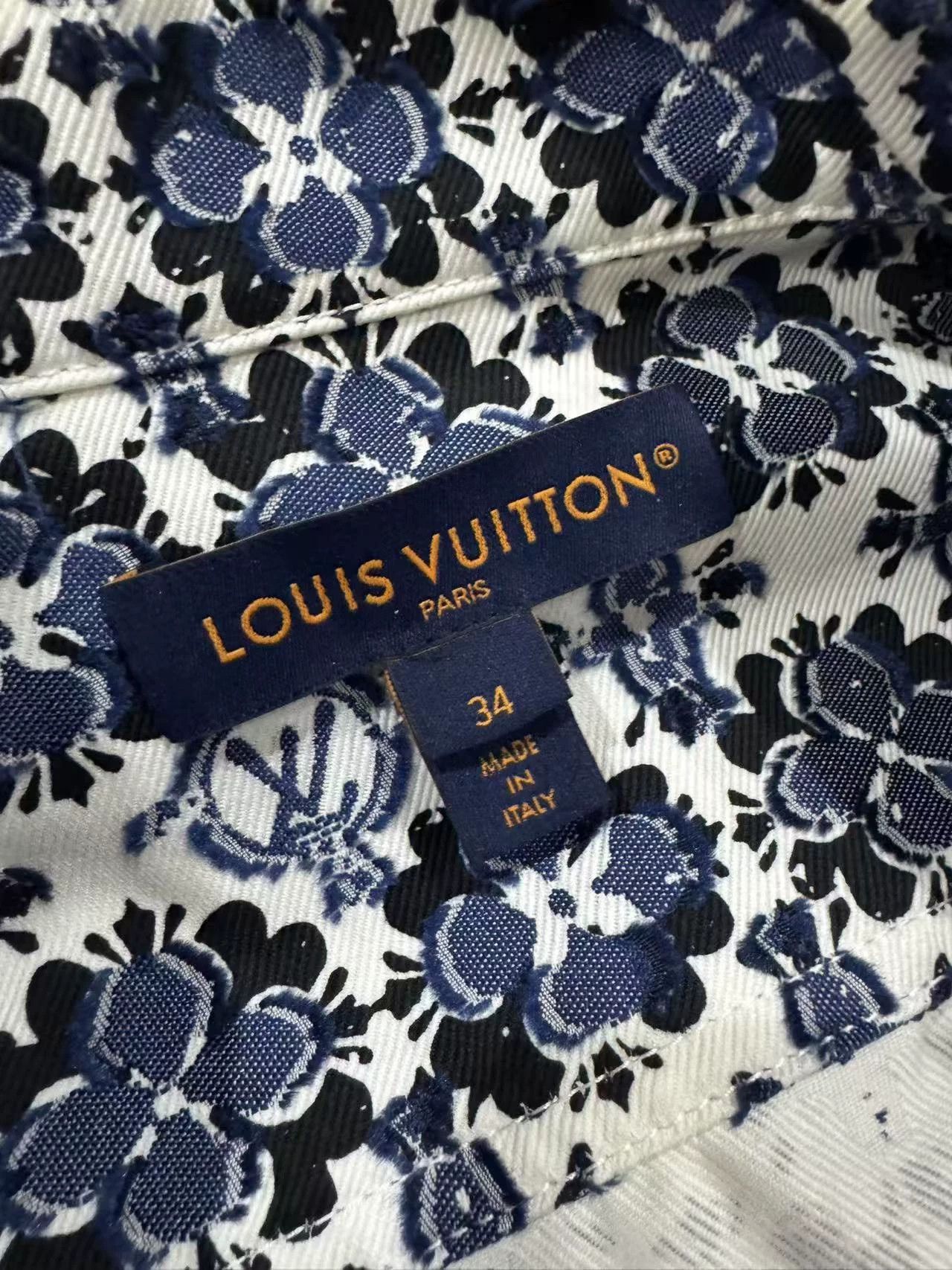 Louis Vuitton LV Latest Denim Jacket 34 Never Worn Size XS / US 0-2 / IT 36-38 - 4 Thumbnail