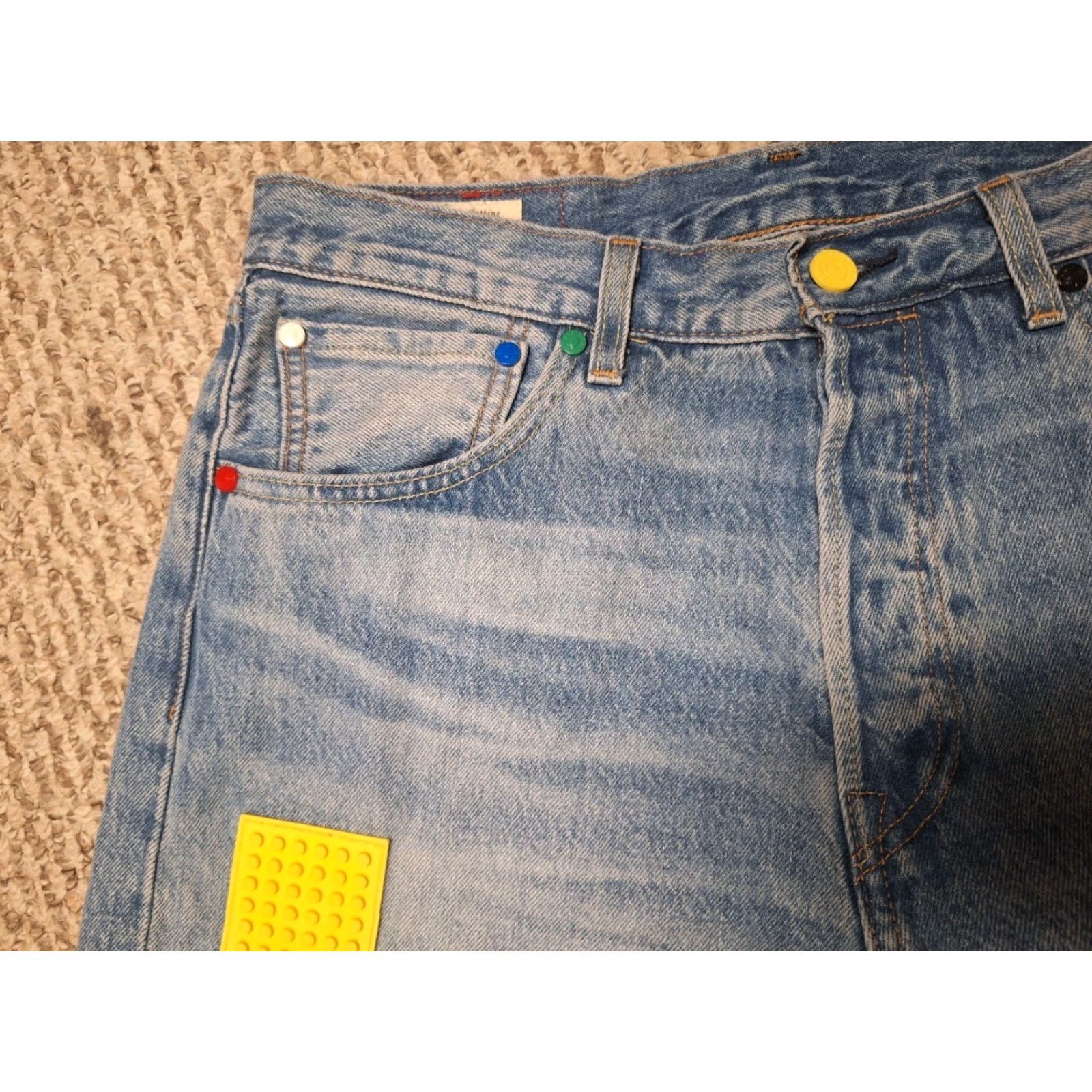 Levi's Levi's 501 Jeans Men Straight 32x32 Blue Regular Denim Button Retro 93 '93 501 Series Size US 32 / EU 48 - 2 Thumbnail