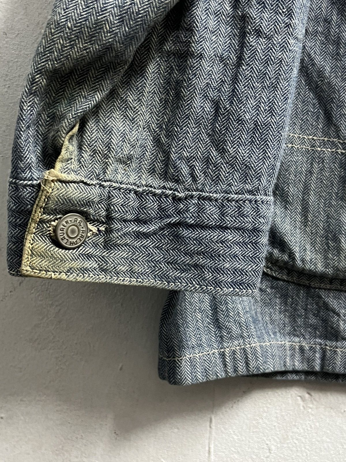 Polo Ralph Lauren Ralph Lauren double RL vintage 90s 5 button up jacket denim Size US XXL / EU 58 / 5 - 6 Thumbnail