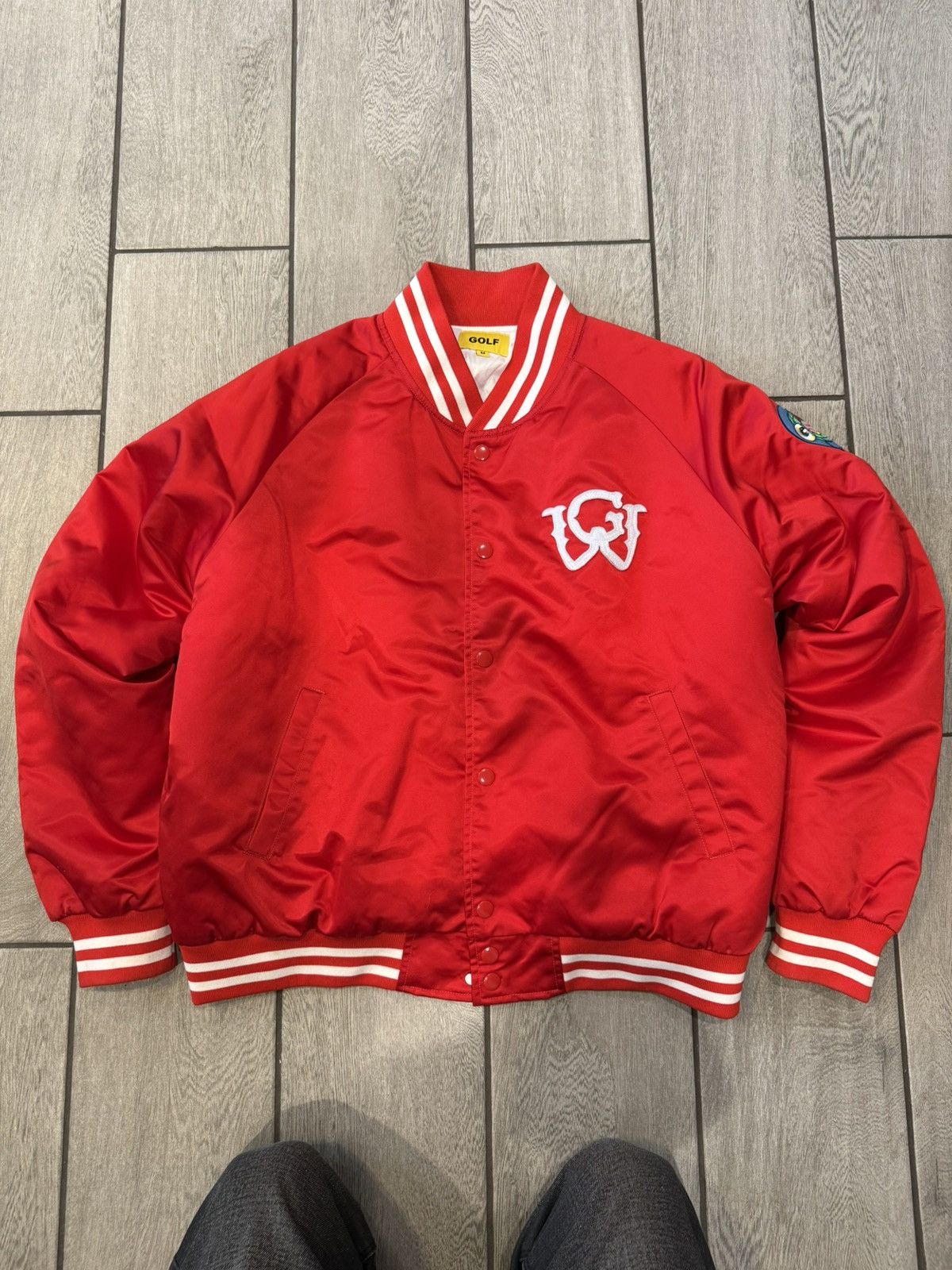 Golf Wang × Tyler The Creator Golf Wang Satin Varsity Size US M / EU 48-50 / 2 - 1 Thumbnail