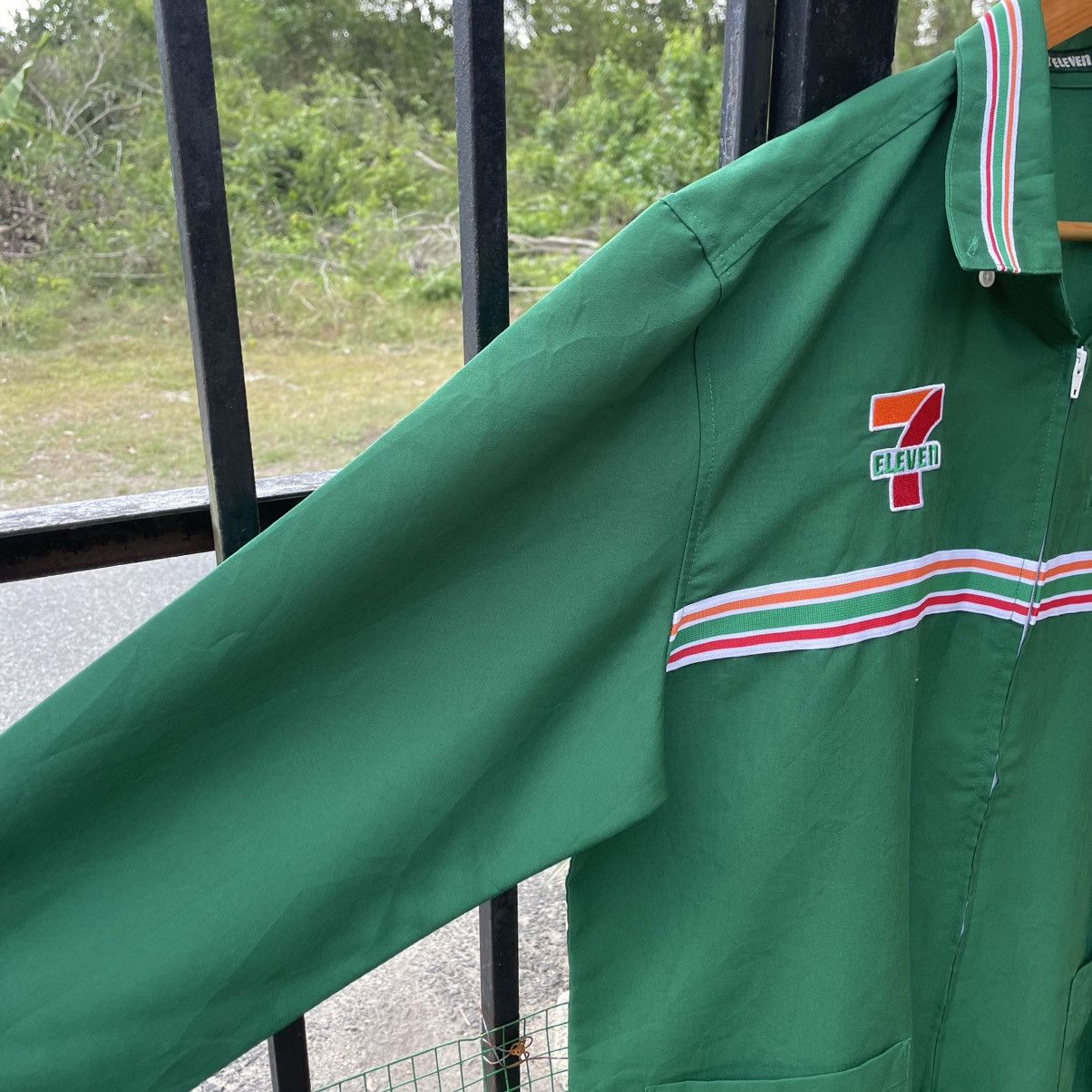 Japanese Brand 🔥🇯🇵Vintage Seven Eleven Full Zipper Workers Light Jacket Size US M / EU 48-50 / 2 - 7 Thumbnail