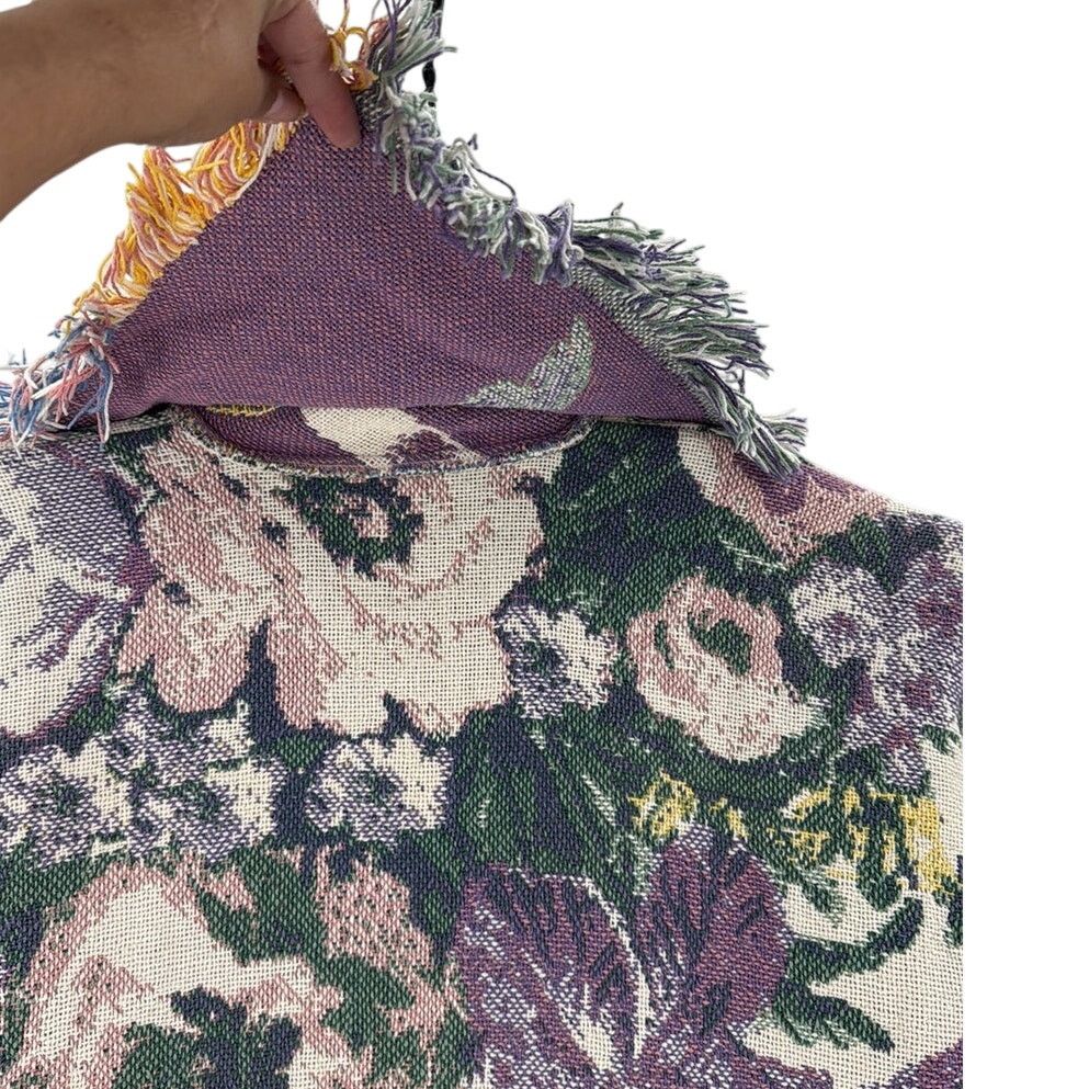 Other Vintage All in the Bag Coat tapestry blanket 90s cherub sz L Size XL / US 12-14 / IT 48-50 - 9 Thumbnail